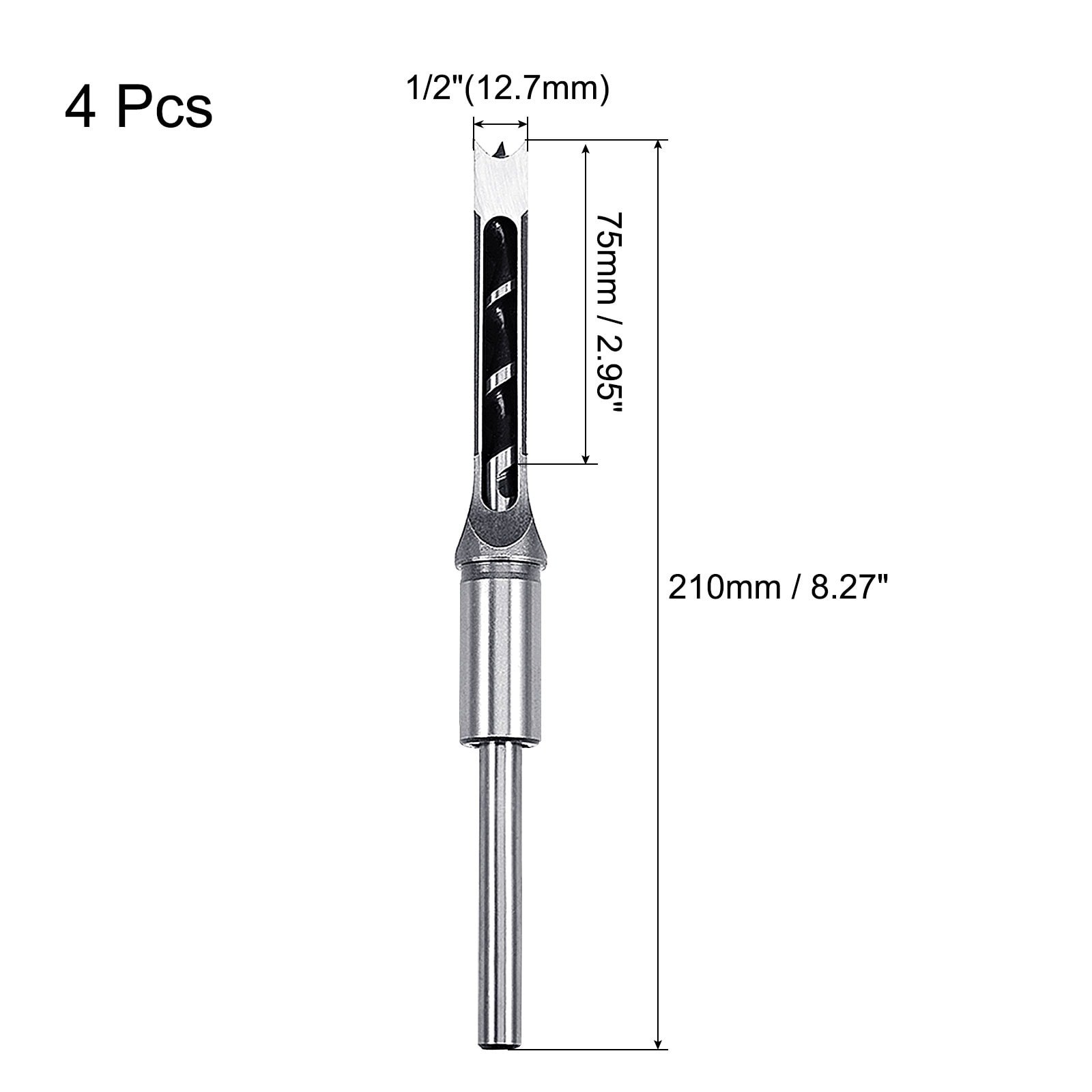 Unique Bargains S25123000UX2623 Auger-Bits - View #3