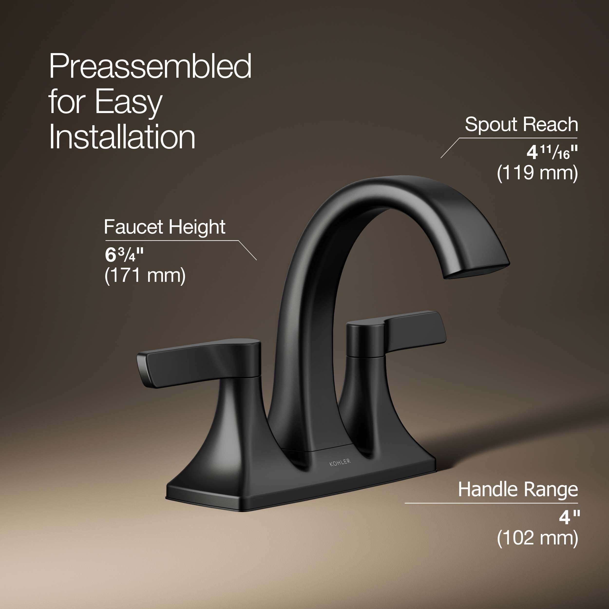 KOHLER R22476-4D-BL Lavatory-Faucets - View #4