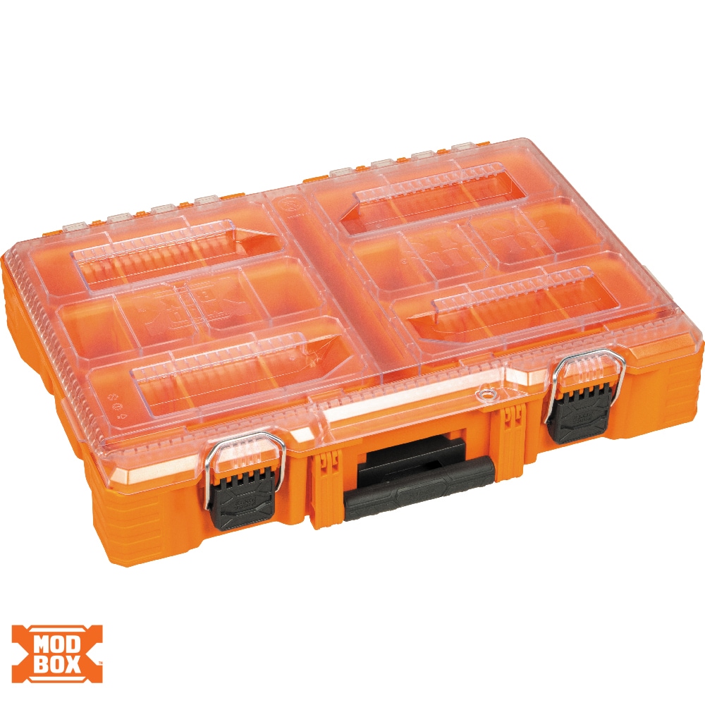 Klein Tools MODbox 12-in Orange Plastic Tool Box in the Portable
