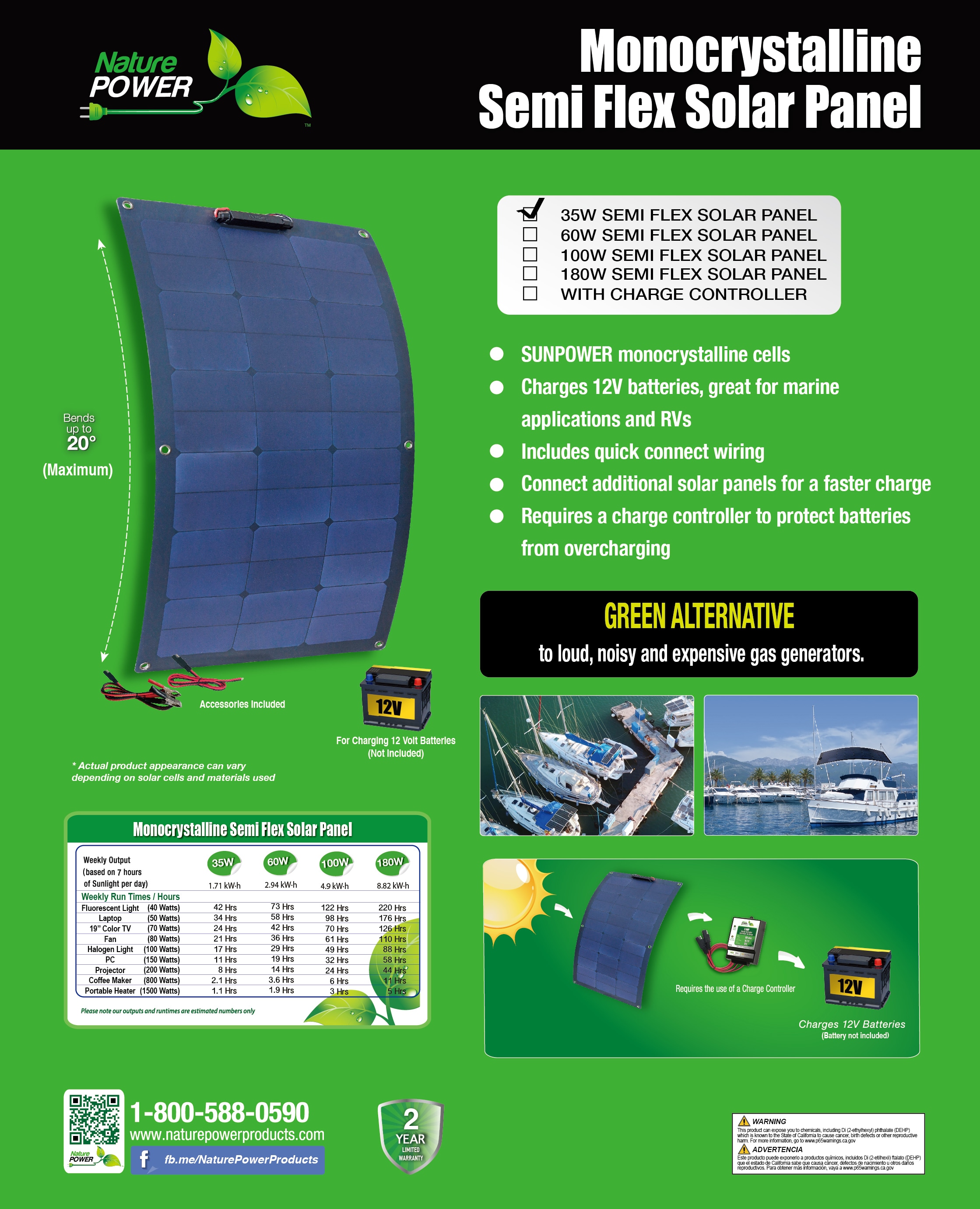 Nature Power 56735 Portable-Solar-Panels - View #4