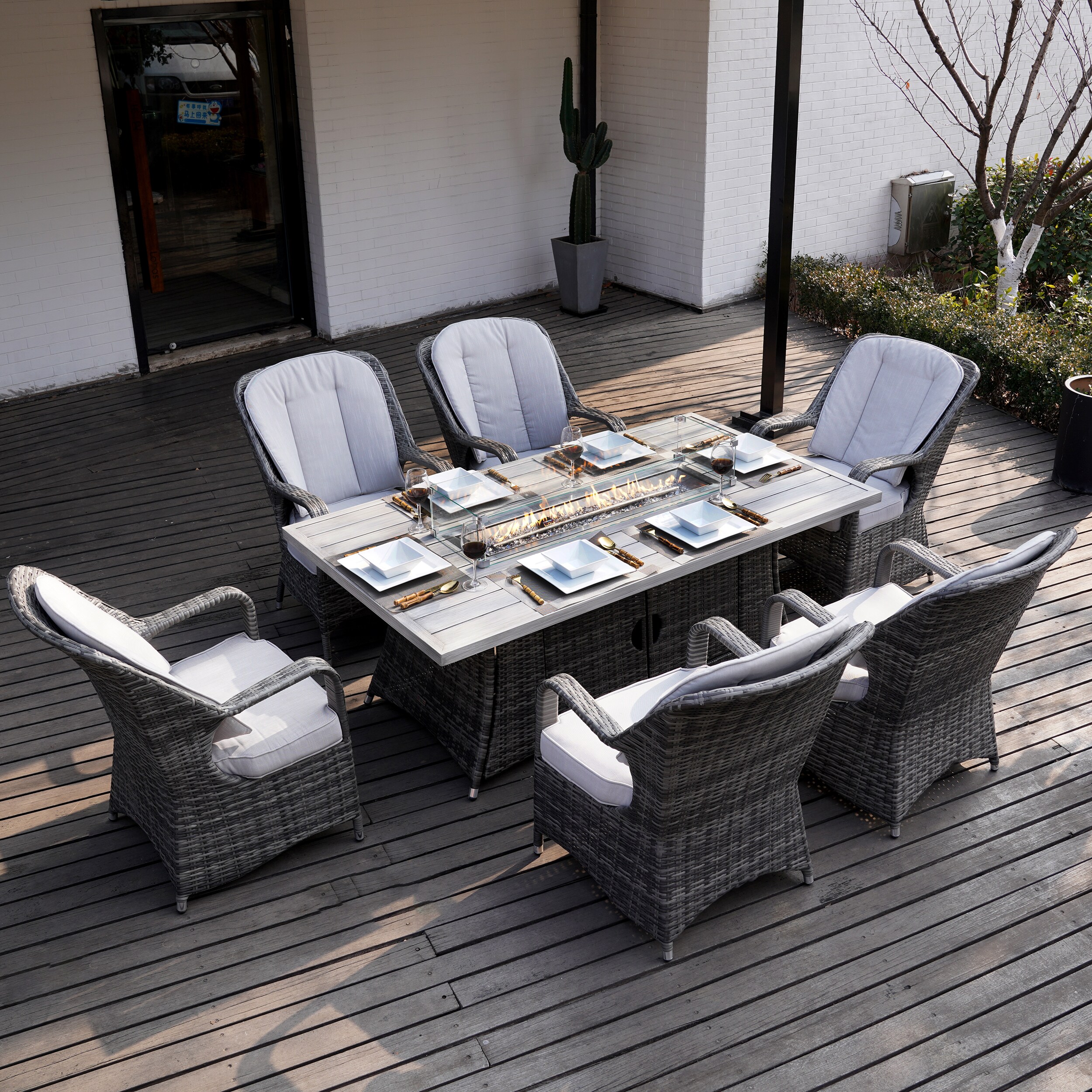 Moda Furnishings 1106RA-009-G Patio-Dining-Sets - View #3