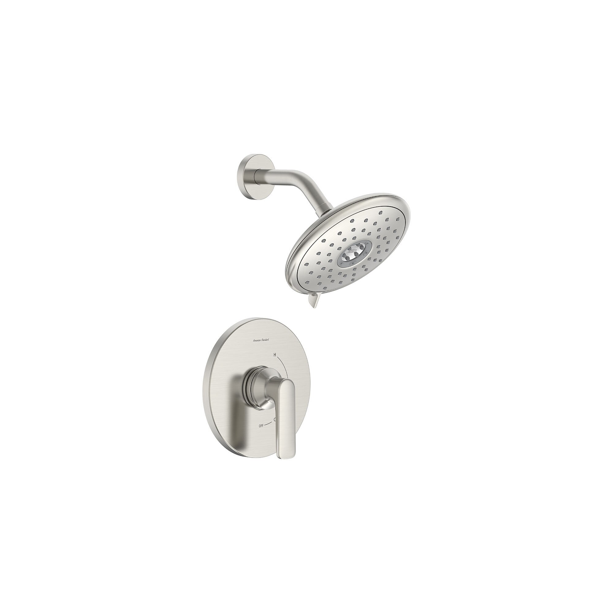 American Standard TU061507.295 Aspirations Nickel Universal Shower Pressure balance trim 8.6875-Inches -ID