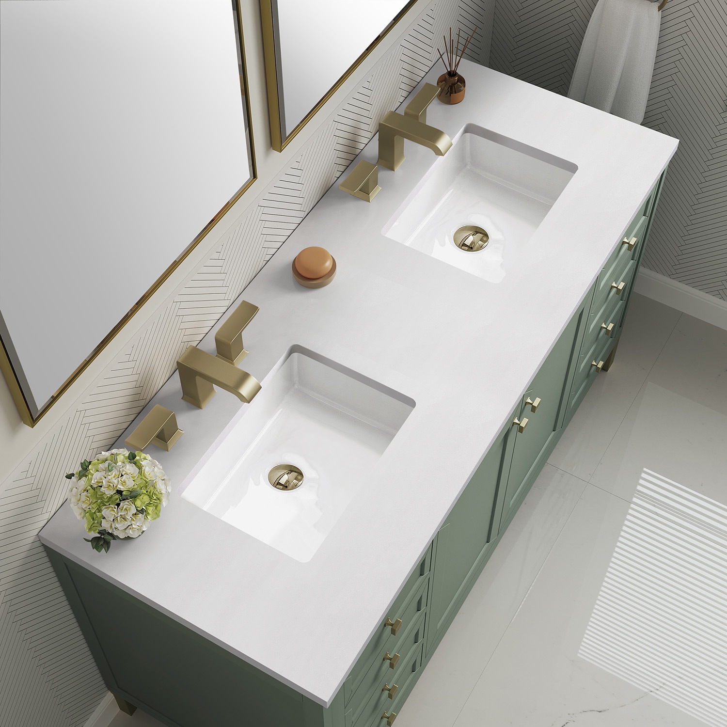 James Martin Vanities 305-V60D-SC-3WZ Bath-Vanity-Combo - View #4