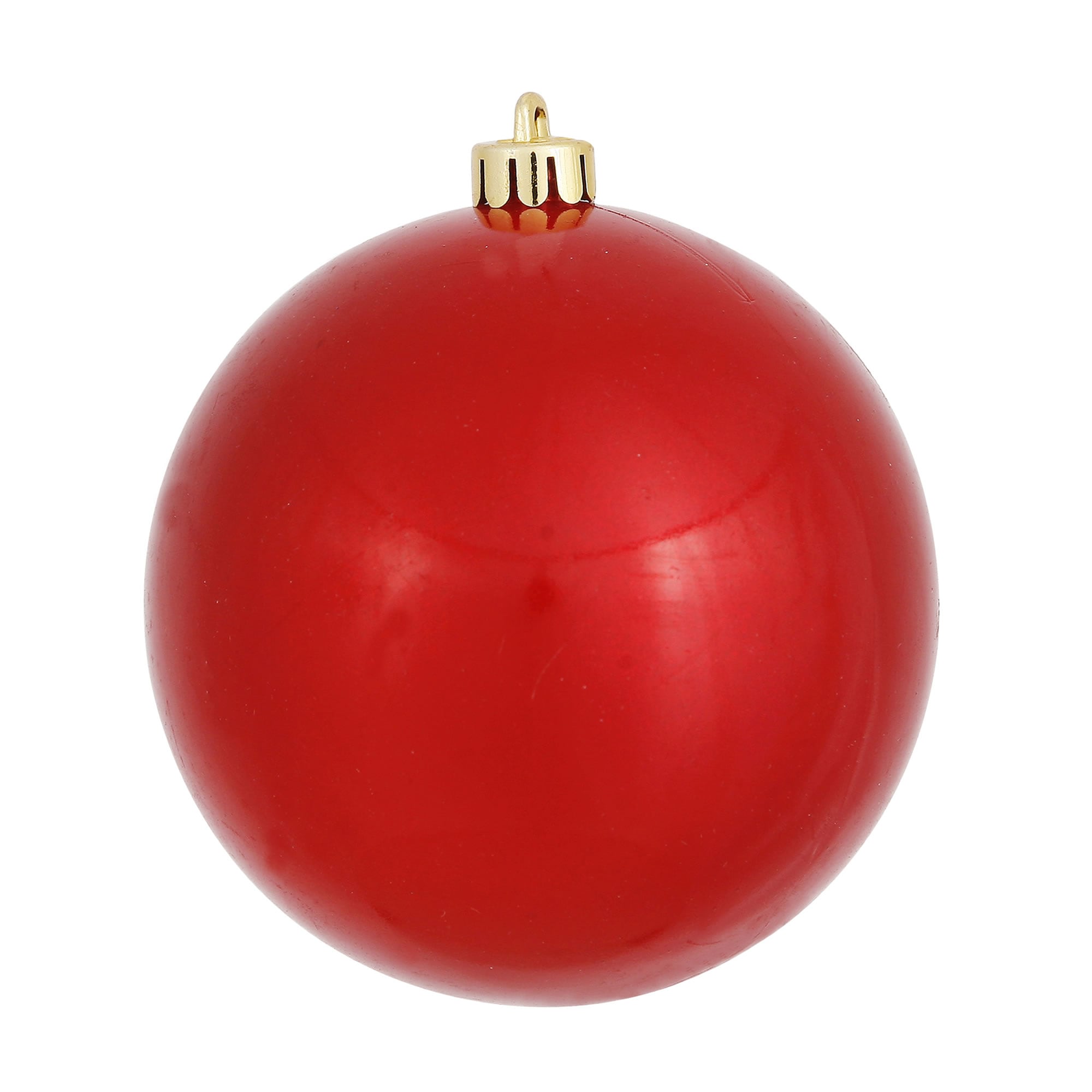 Vickerman N591003DCV 6 -Pack Red Ball Standard Indoor Ornament set Shatterproof