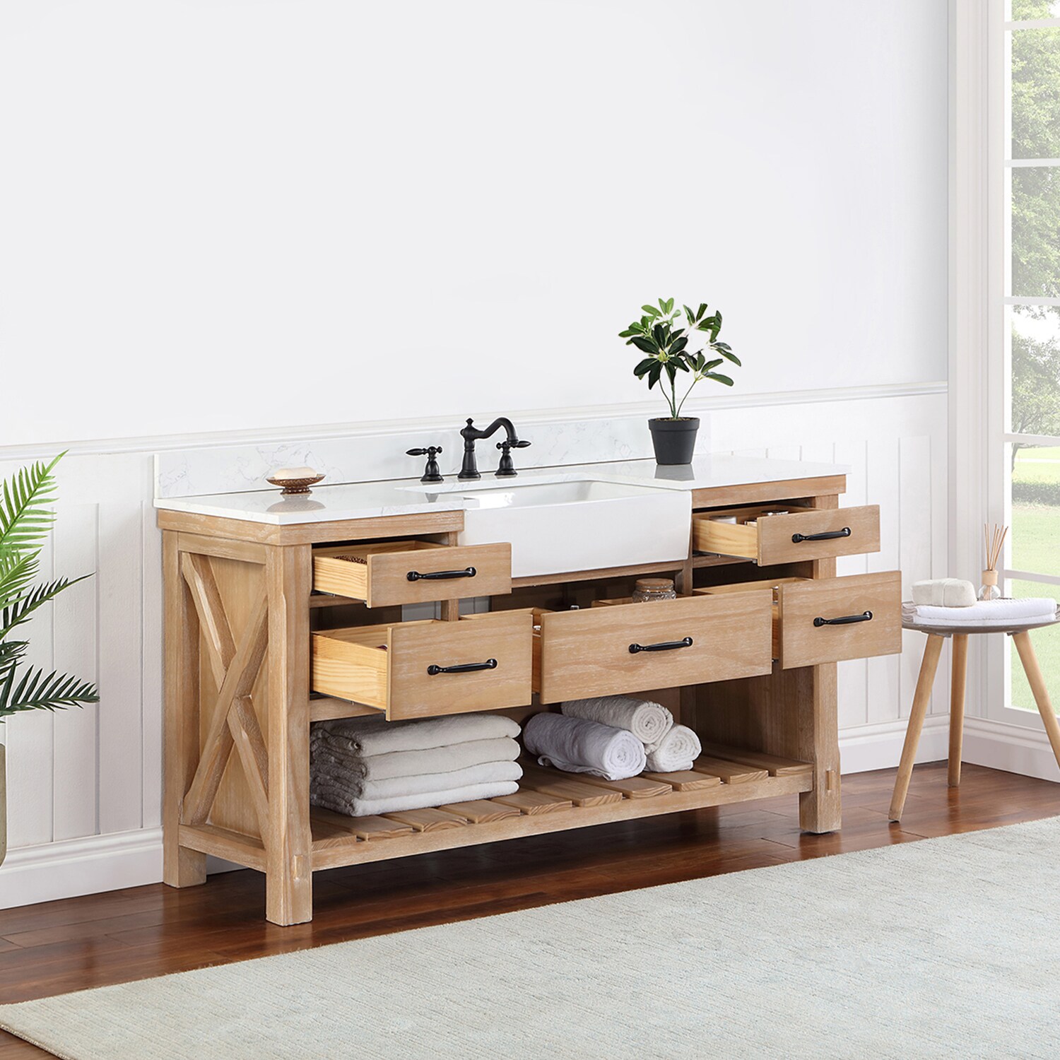 Vinnova 701660-WP-GW-NM Bath-Vanity-Combo - View #3