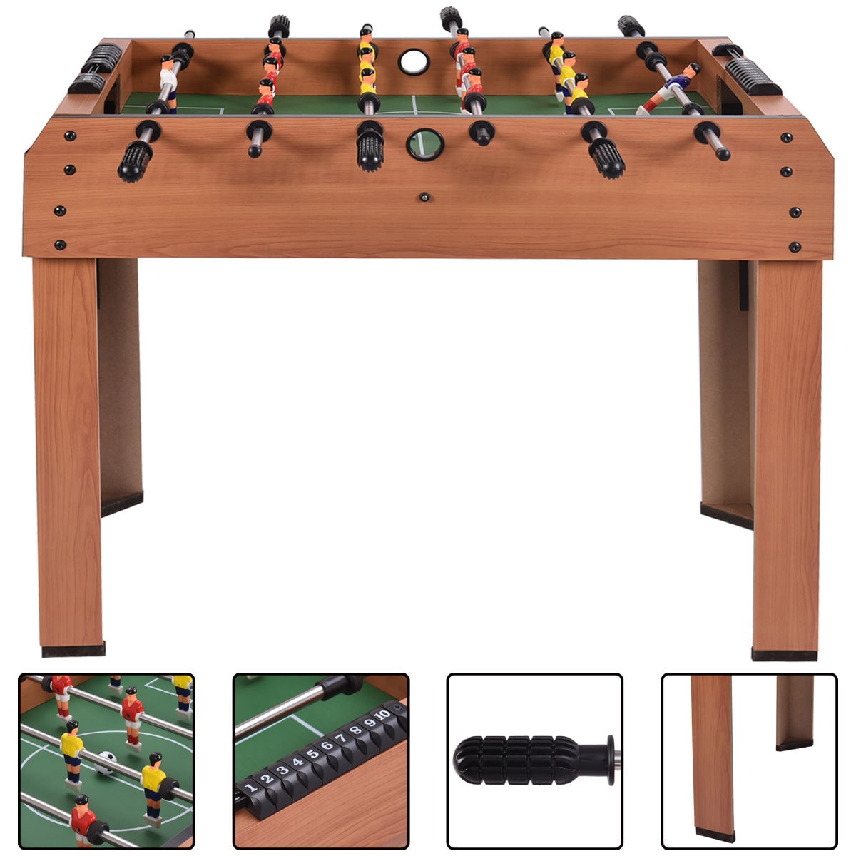 Goplus 37 inch Football Table Competition Game Soccer Arcade Sized ...