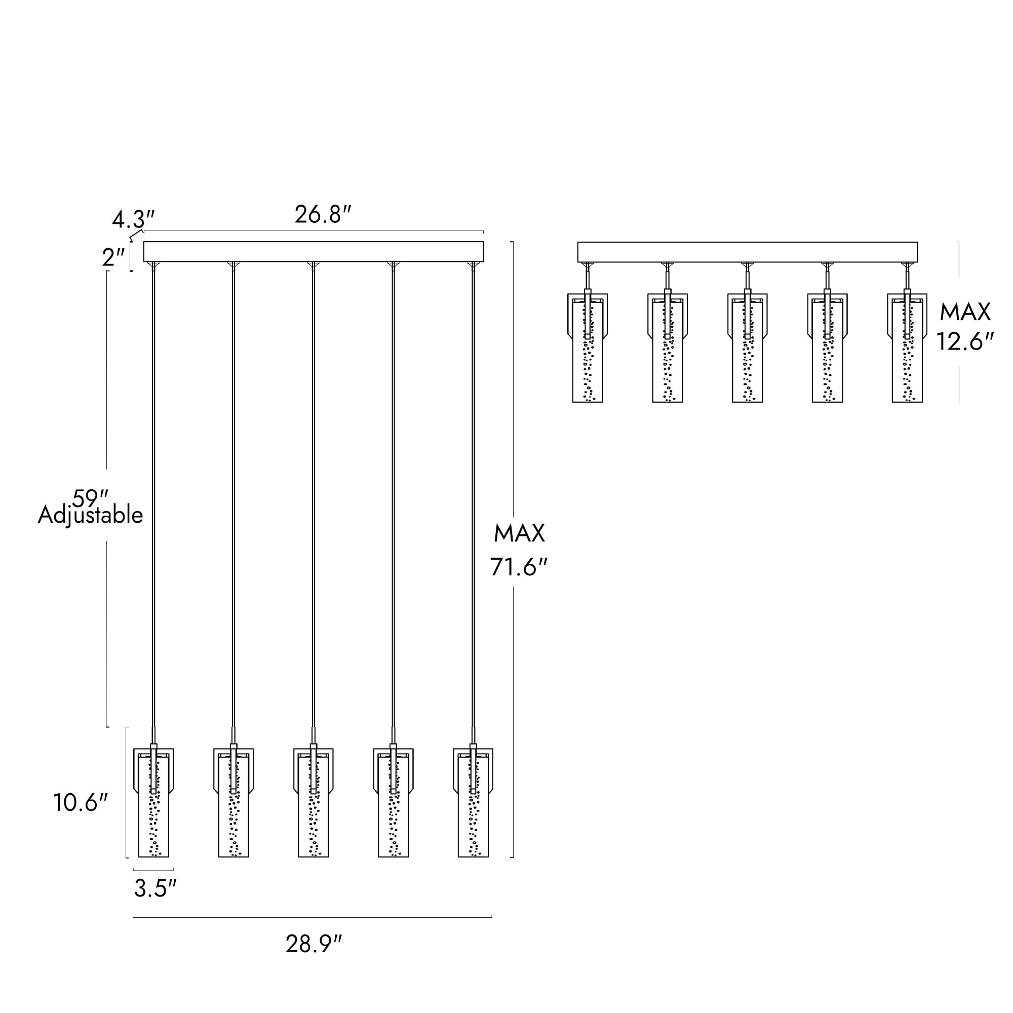 ZEVNI L3VMQZ3QW5270SX9 Pendant-Lights - View #4