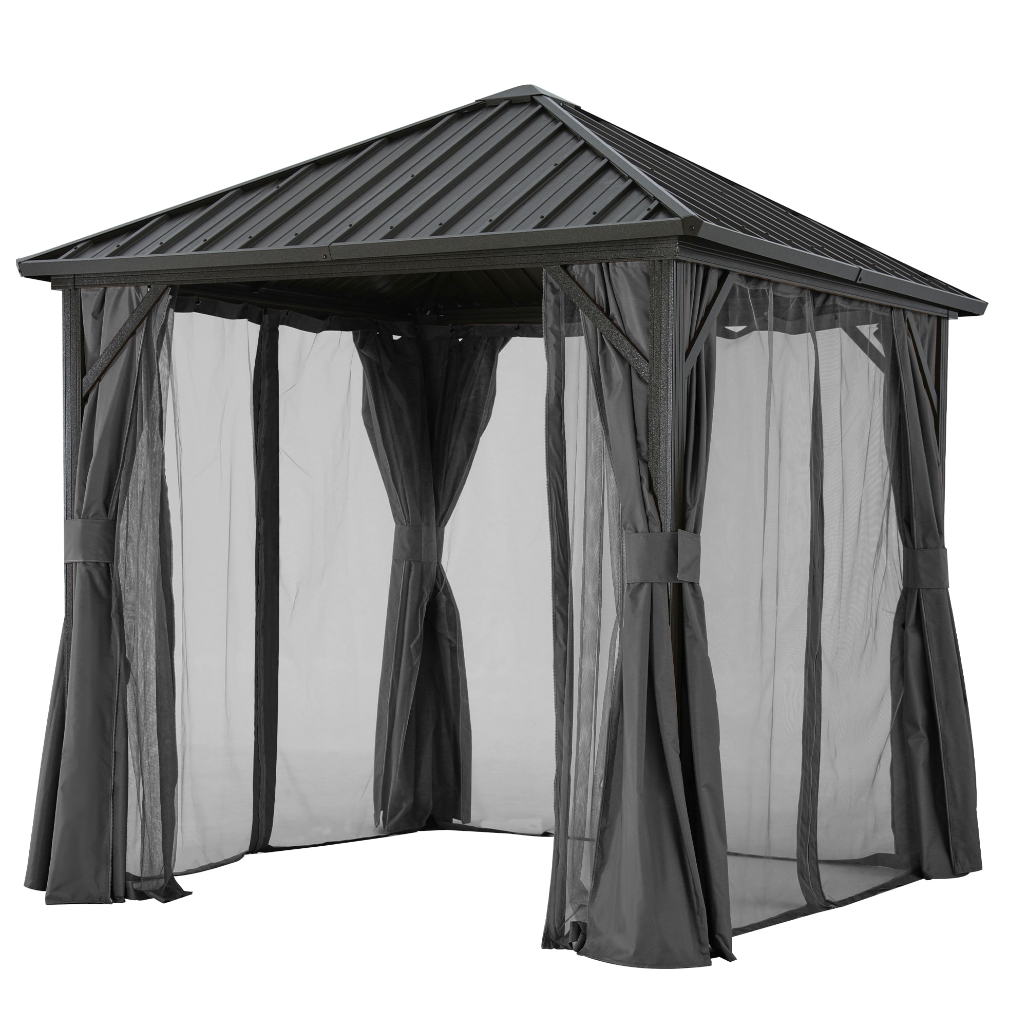 ABCCANOPY 9USLS6923A22TA55GYFH Wood-Resin-Gazebos - View #2