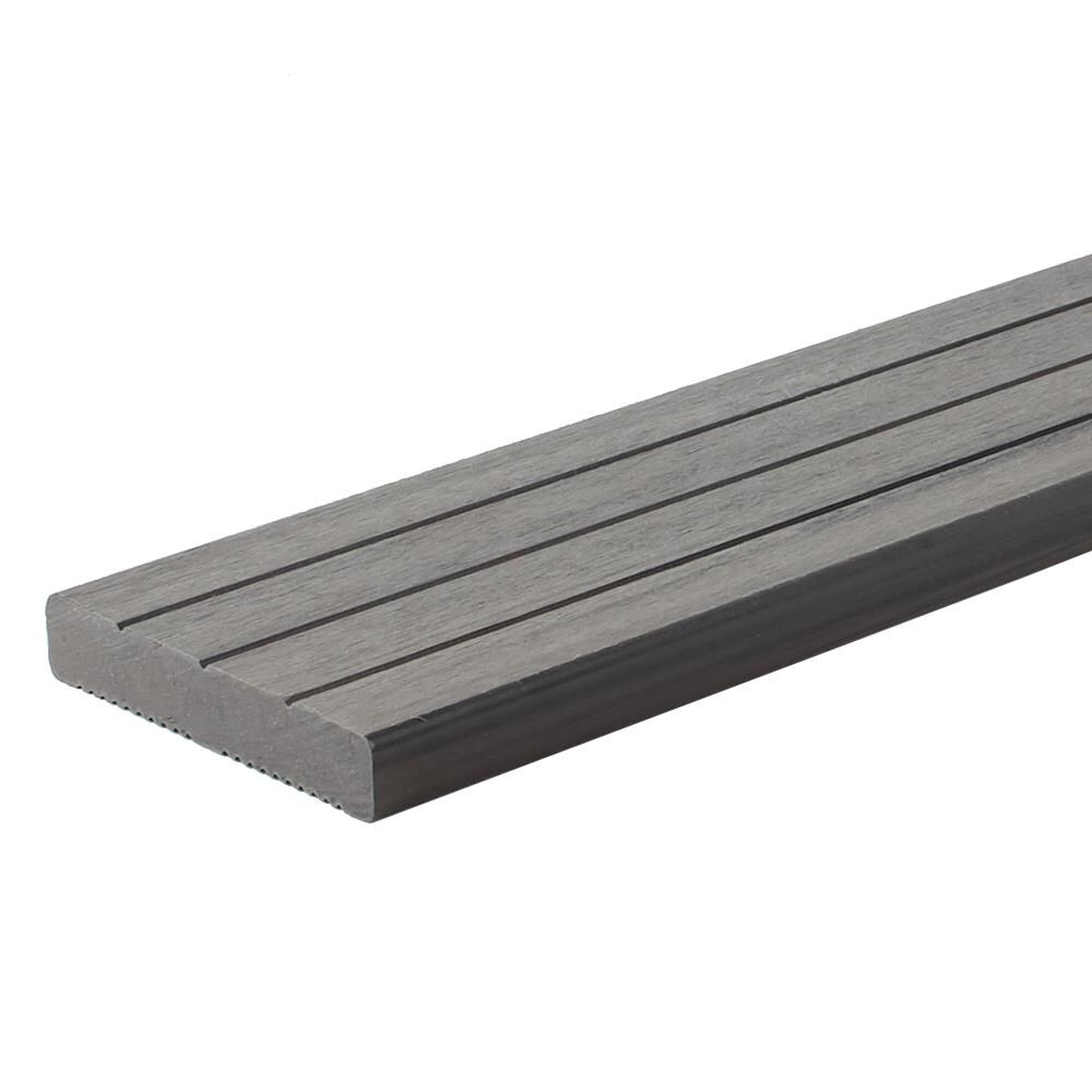 Sylvanix Skyline 1-in x 5-in x 20-ft Graphite Square Composite Deck ...