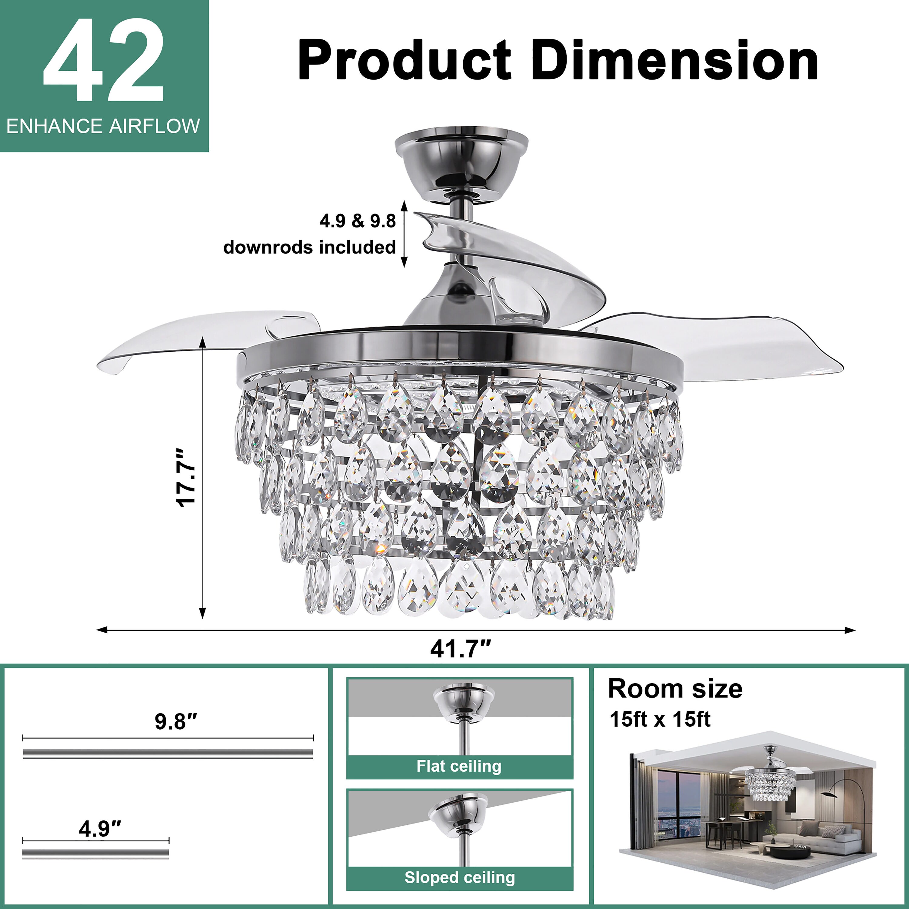 Cusp Barn CS42P70C Ceiling-Fans - View #8