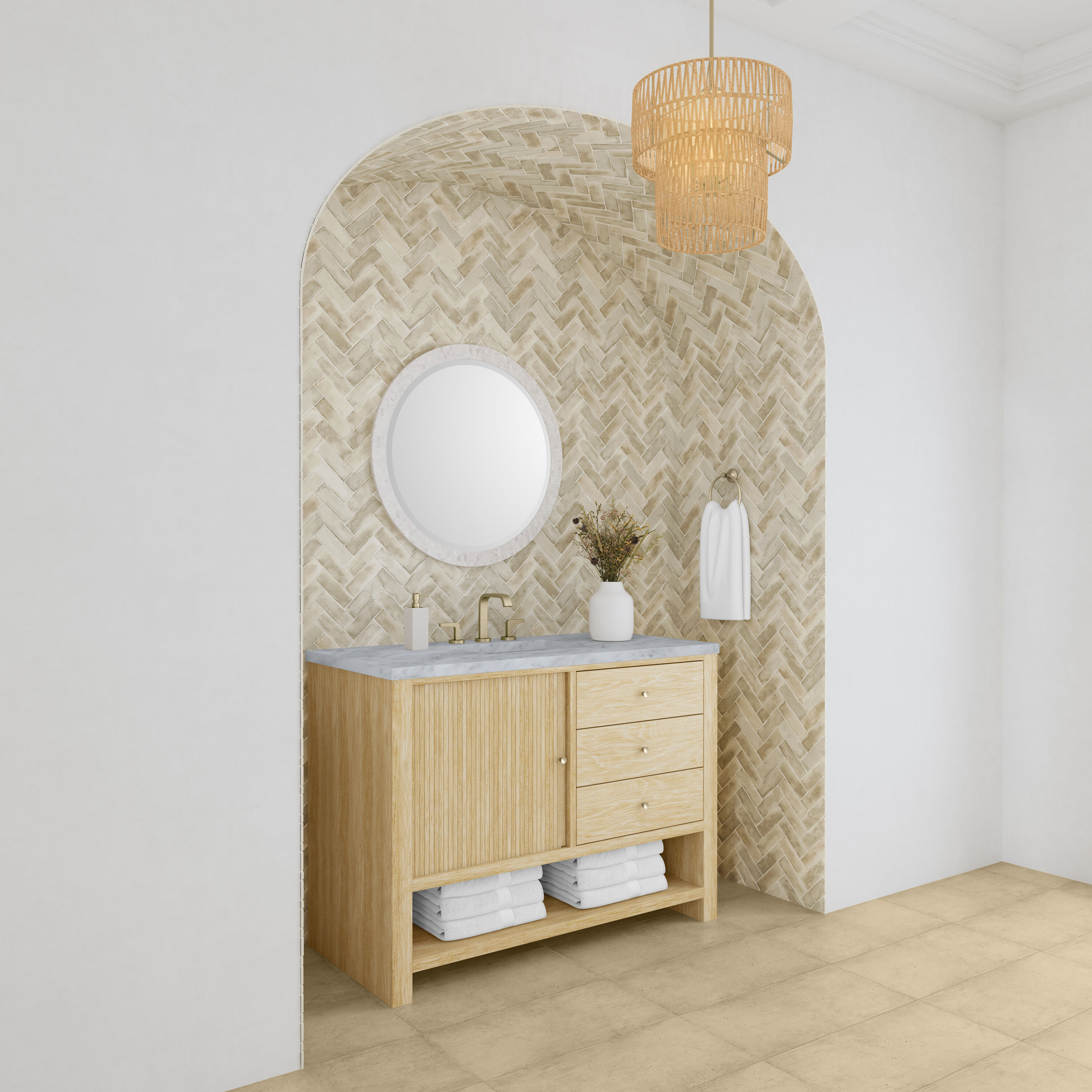 James Martin Vanities D404-V48-SWO-3CAR Bath-Vanity-Combo - View #3