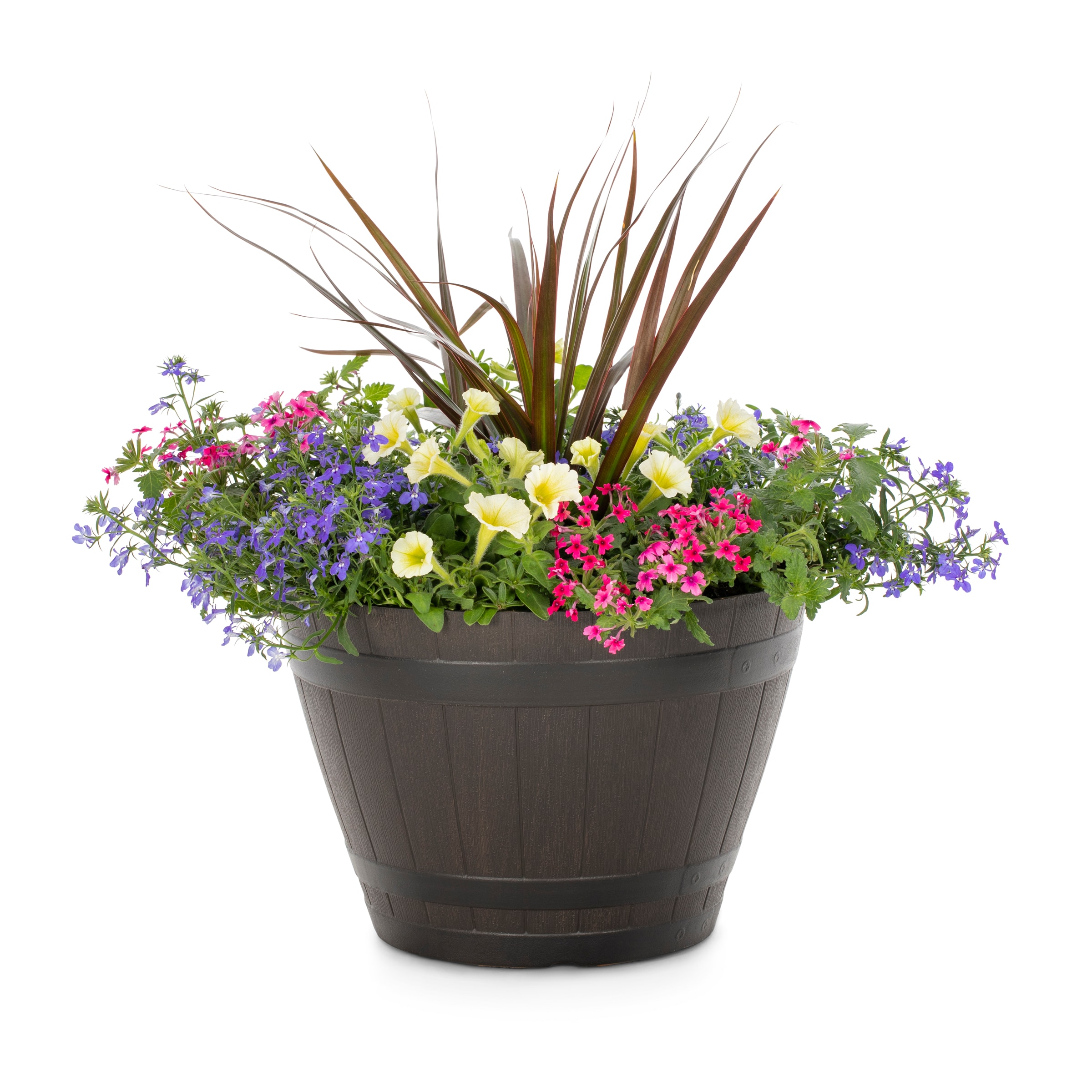 Lowe's 1527928 Multicolor Mixed Annuals Combinations in 2.50 Gallon(s) Planter 1 -Pack