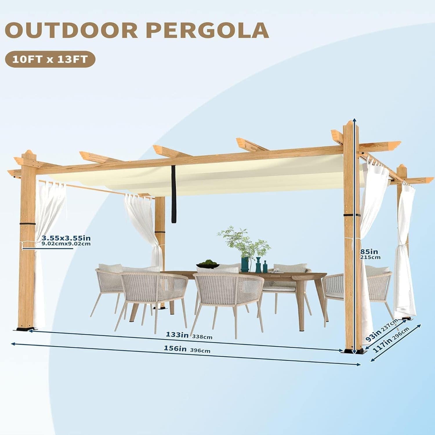 Qeetex LSHQQPHO-33DYK898 Pergolas-2 - View #2
