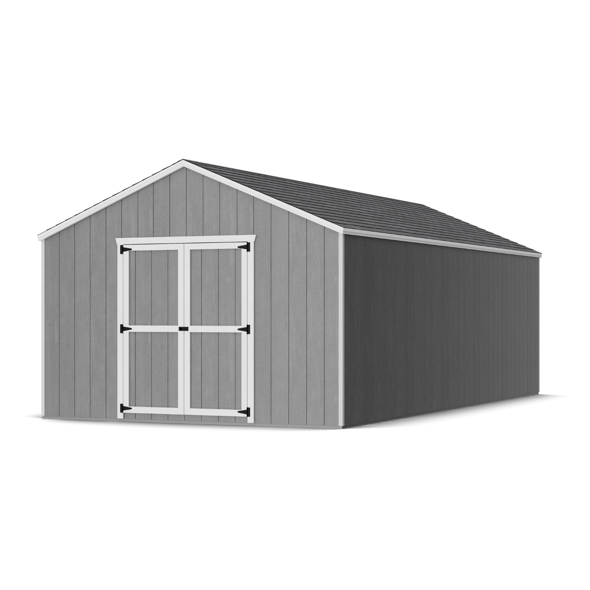 Little Cottage Co 12X24 VGS-PC-FK Value Gable 12-ft x 24-ft Gable Style Wood Outdoor Storage Shed with 2 Doors