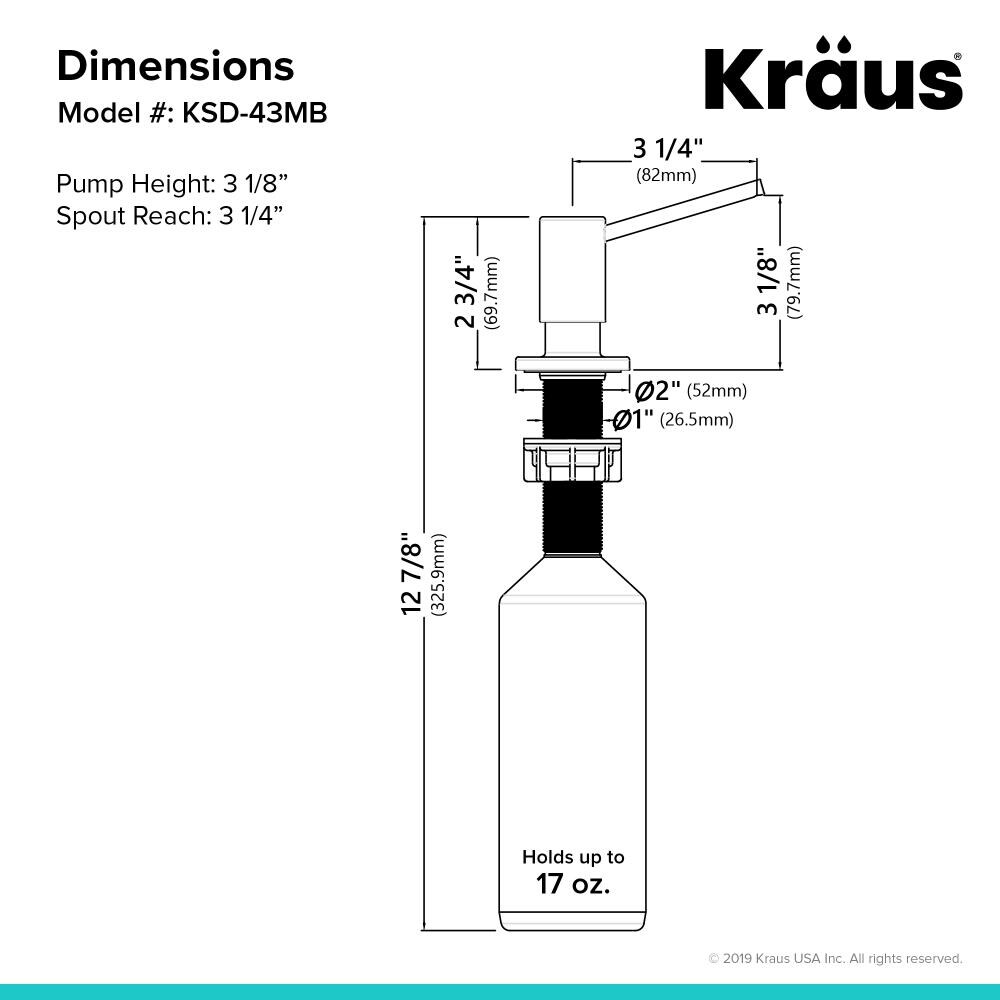 Kraus KSD-43MB Soap-Lotion-Dispensers - View #4