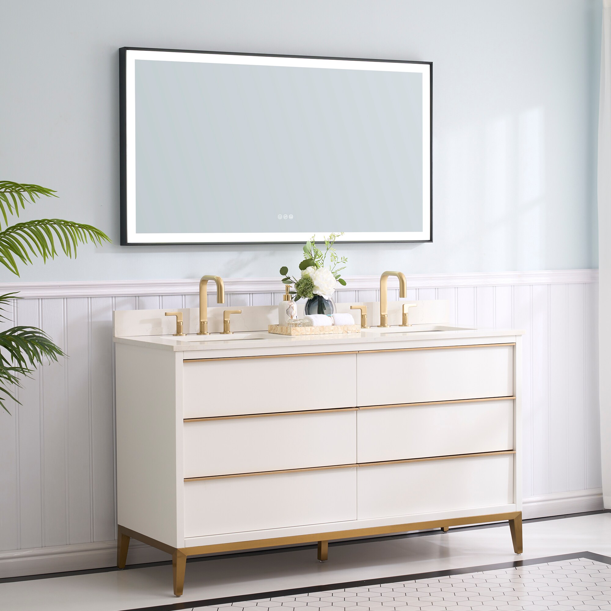 WELLFOR M1FM5530MB Framed-Bath-Mirrors - View #17