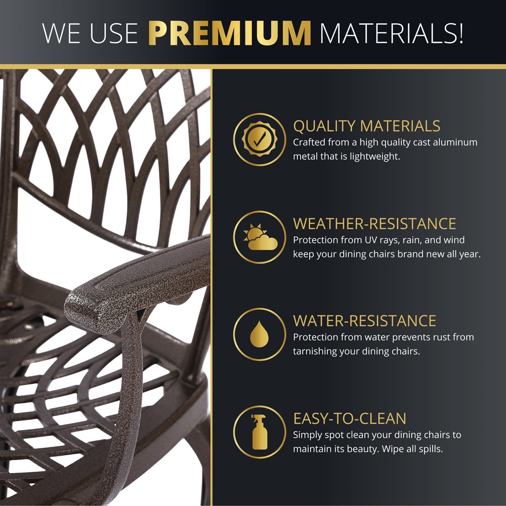 Kinger Home DTS-001CA Patio-Chairs - View #2