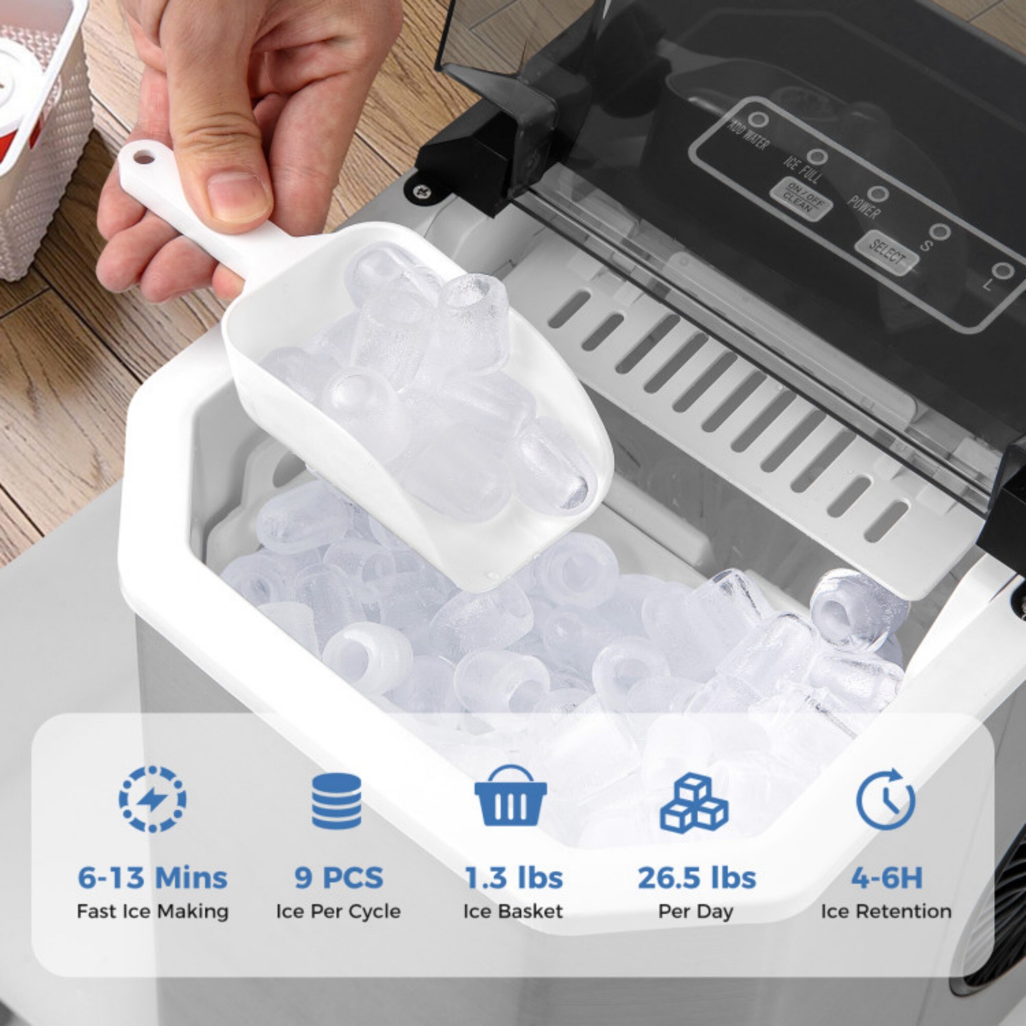LUCKY ONE LO-ES10379USSL Ice-Makers - View #9