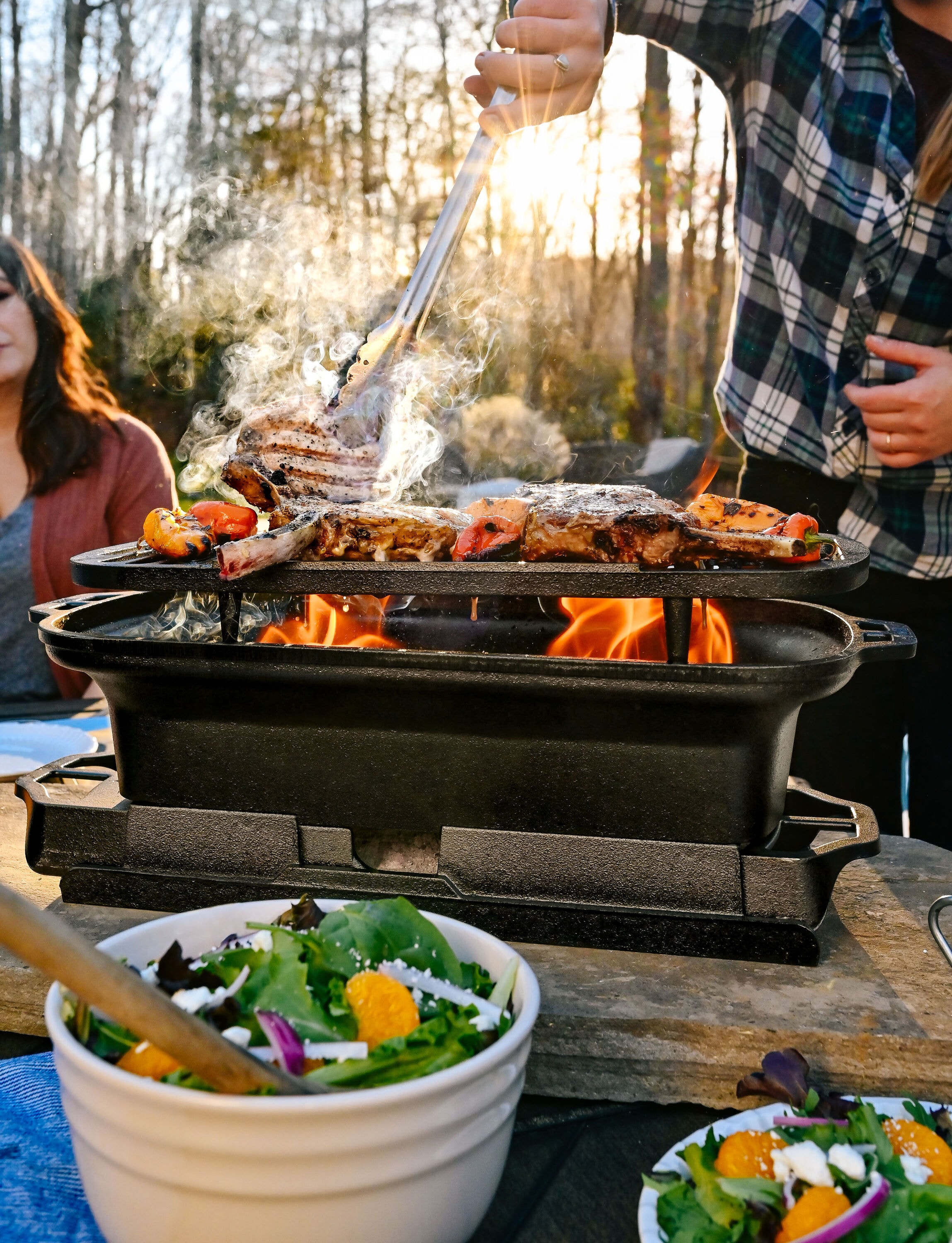Lodge Cast Iron Sportsman's Grill - $58.95 from $107.99!