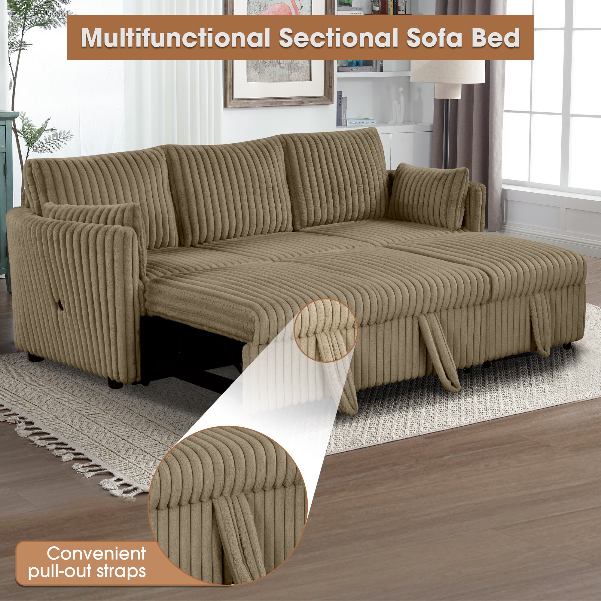 IHOMEadore MDSL64002BR-3SEAT Sofas-Loveseats - View #6