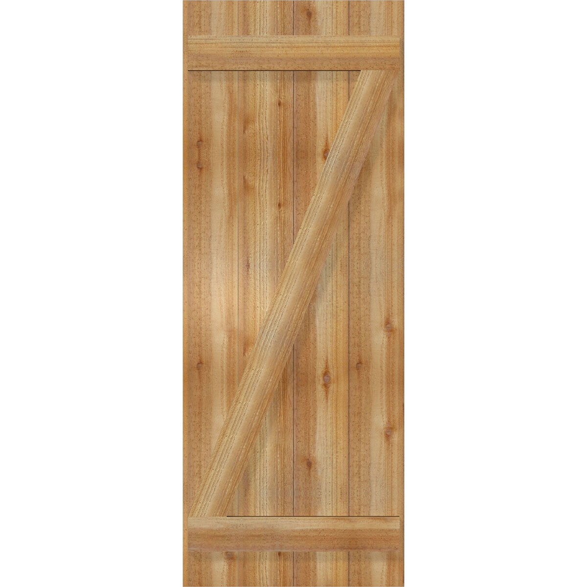 Ekena Millwork RBJ06Z21X057RWR Exterior-Shutters - View #5