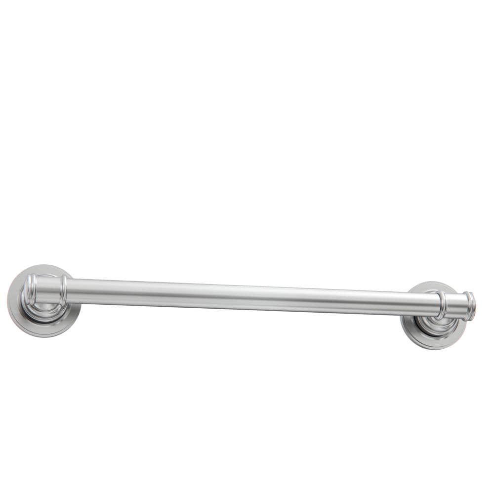 Project Source SC-80016-21 Grab bar 16-in Brushed Stainless Steel Wall Mount ADA Compliant Grab Bar (500-lb Weight Capacity)