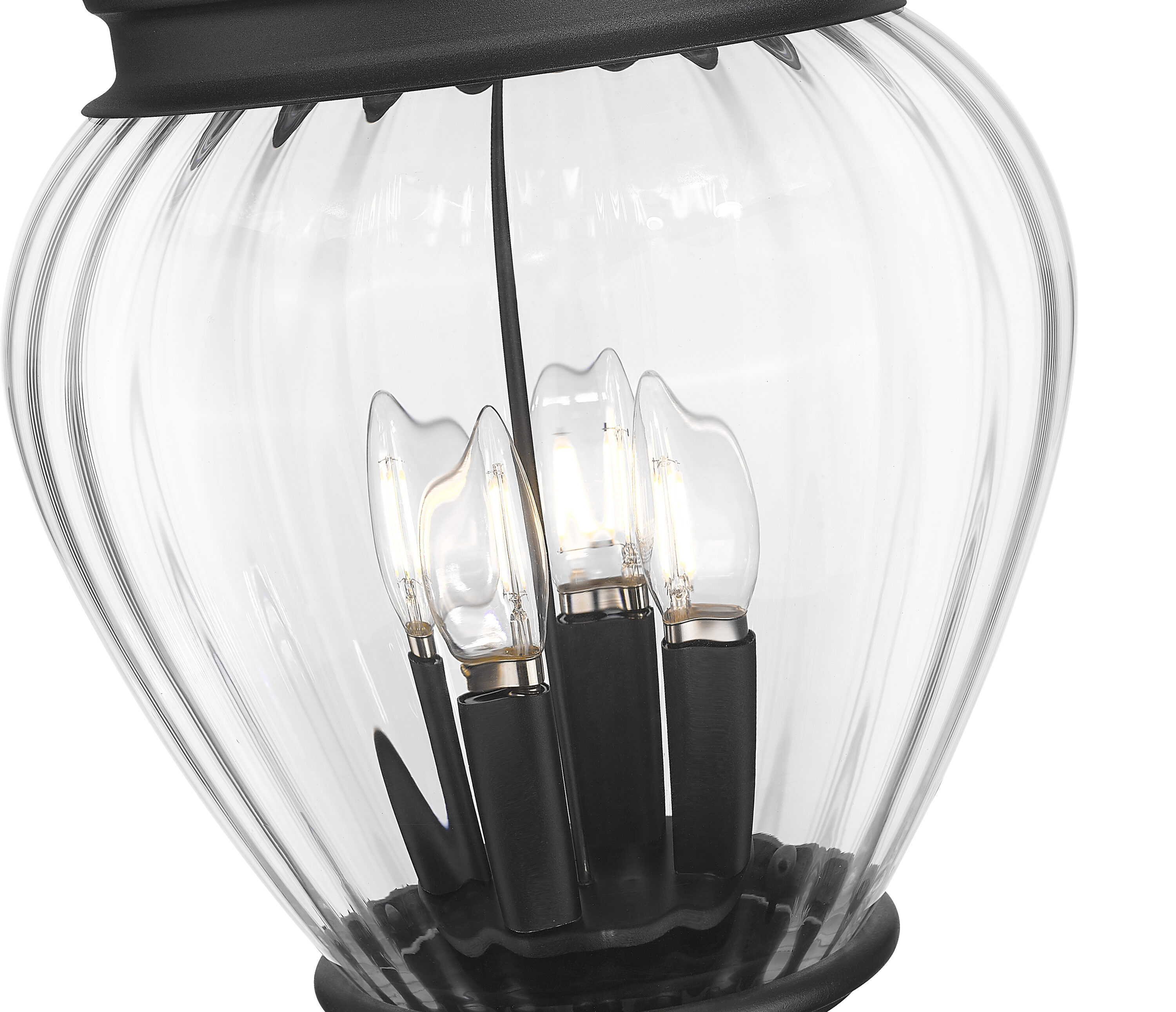 Z-Lite 5016PHMR-519P-BK Complete-Post-Lights - View #6