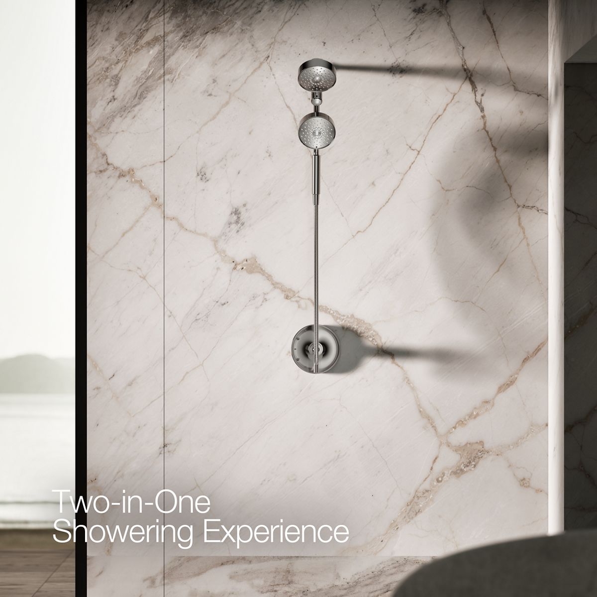 KOHLER K-23219-CP Showerhead-Bar-Panels - View #10