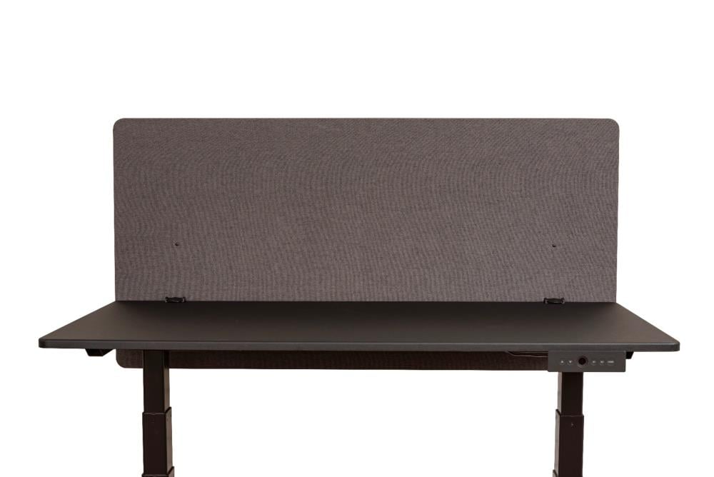 Luxor RCLM4824SG 60-in x 24-in Slate Gray Composite Desktop Privacy Screen