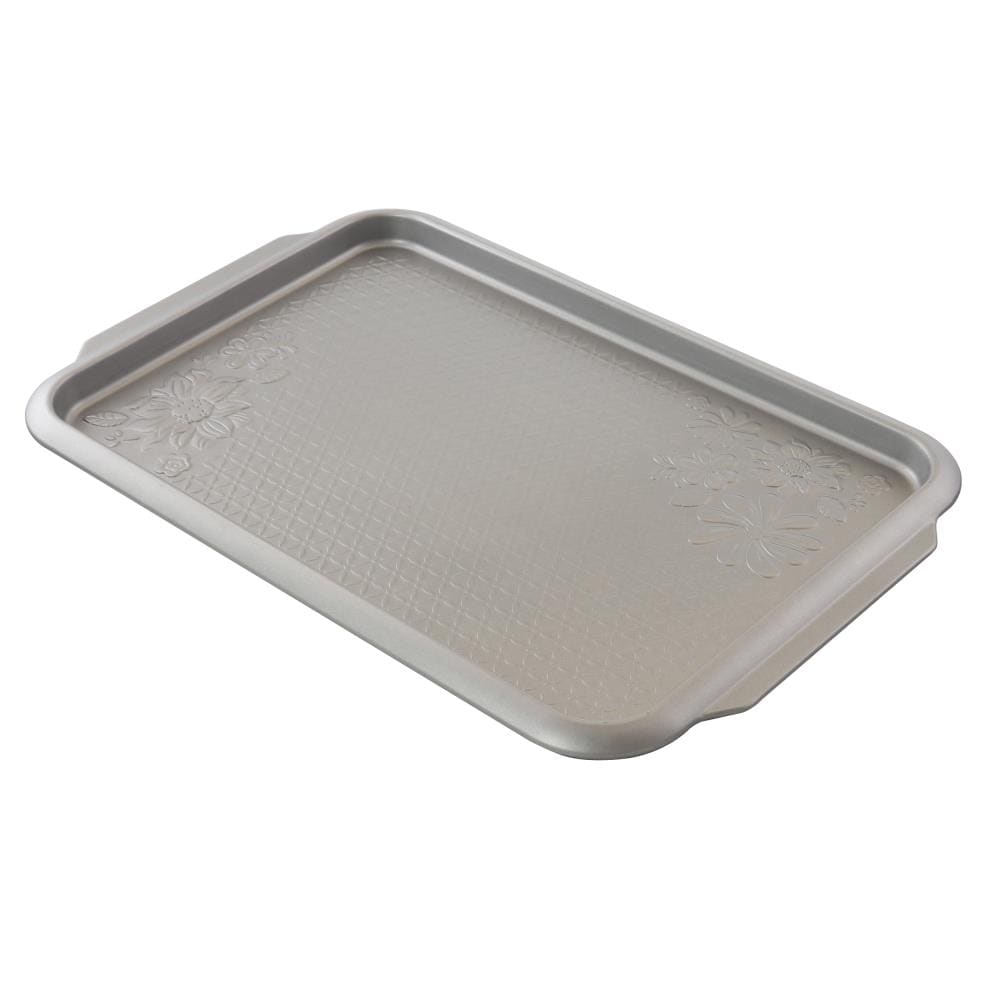 Oster 17 Inch x 12 Inch Baker's Glee Aluminum Cookie Sheet - Silver,  Reinforced Rim, Oven Safe in the Bakeware department at