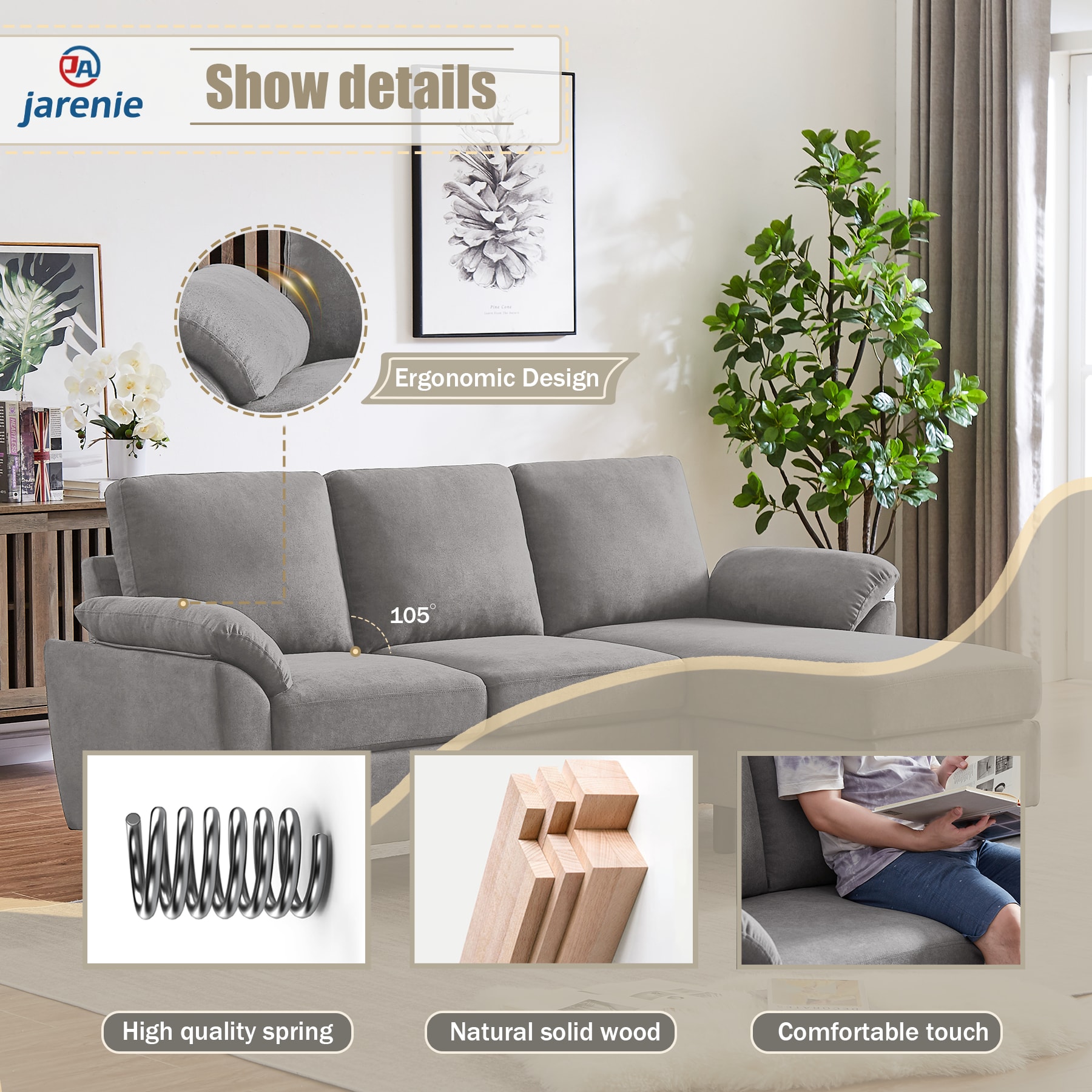 Jarenie YMX0255SETSLG Living-Room-Sets - View #6