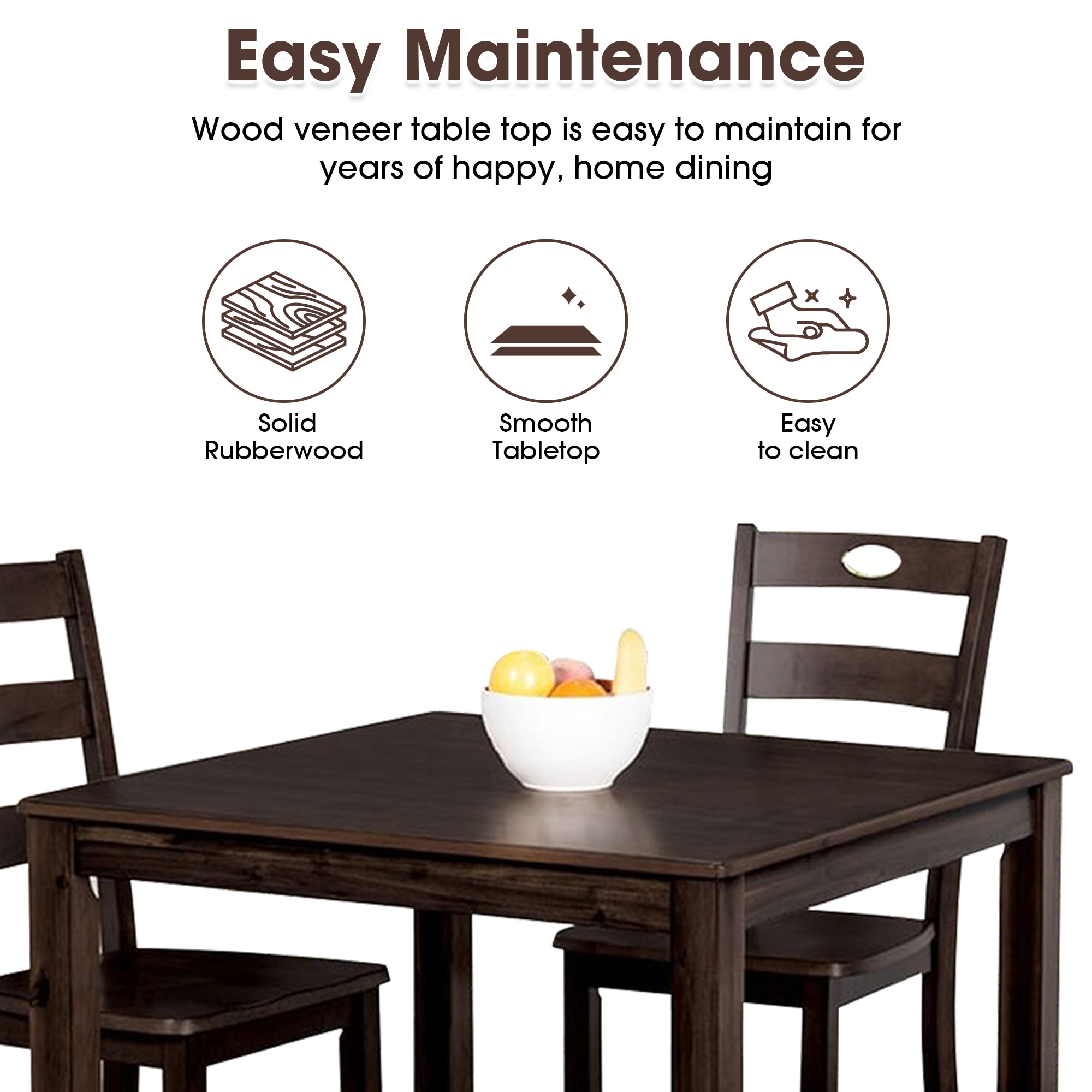 IHOMEadore MDFM3419EX-T-5PK Dining-Sets - View #3