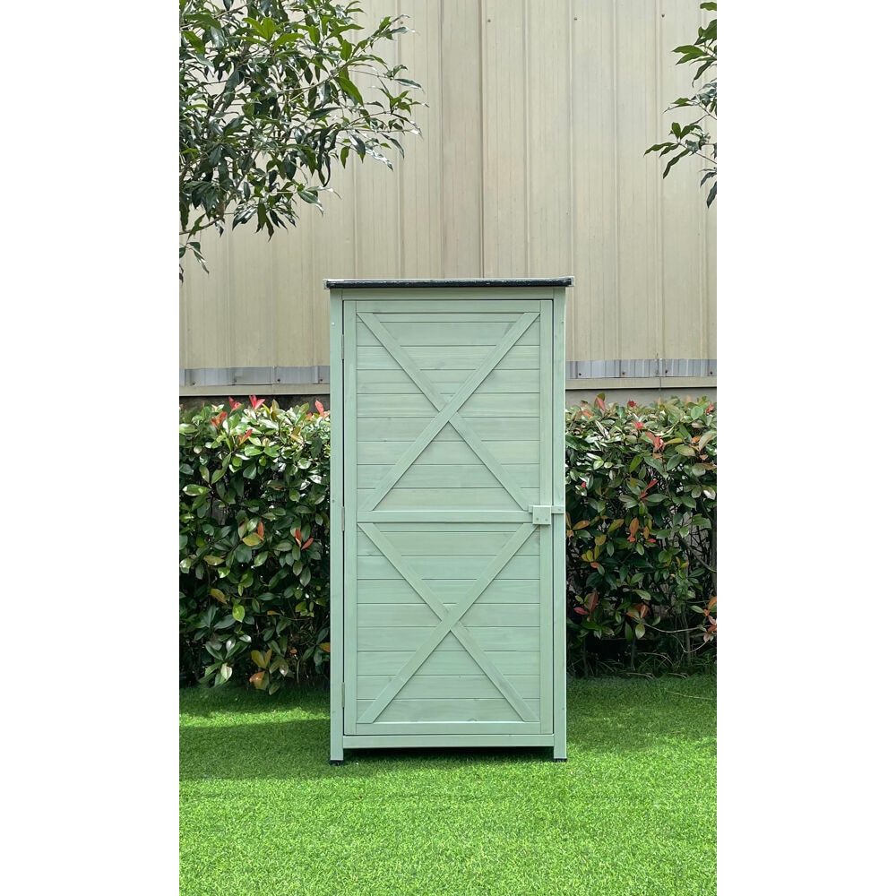 Hanover HANWS0107-GRN Small-Outdoor-Storage - View #9