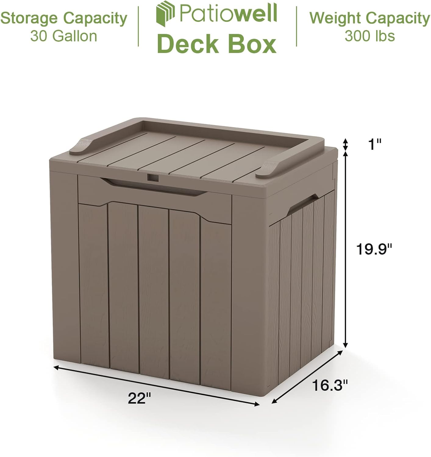 Patiowell WES-PSB22-0063-8 Deck-Boxes - View #5