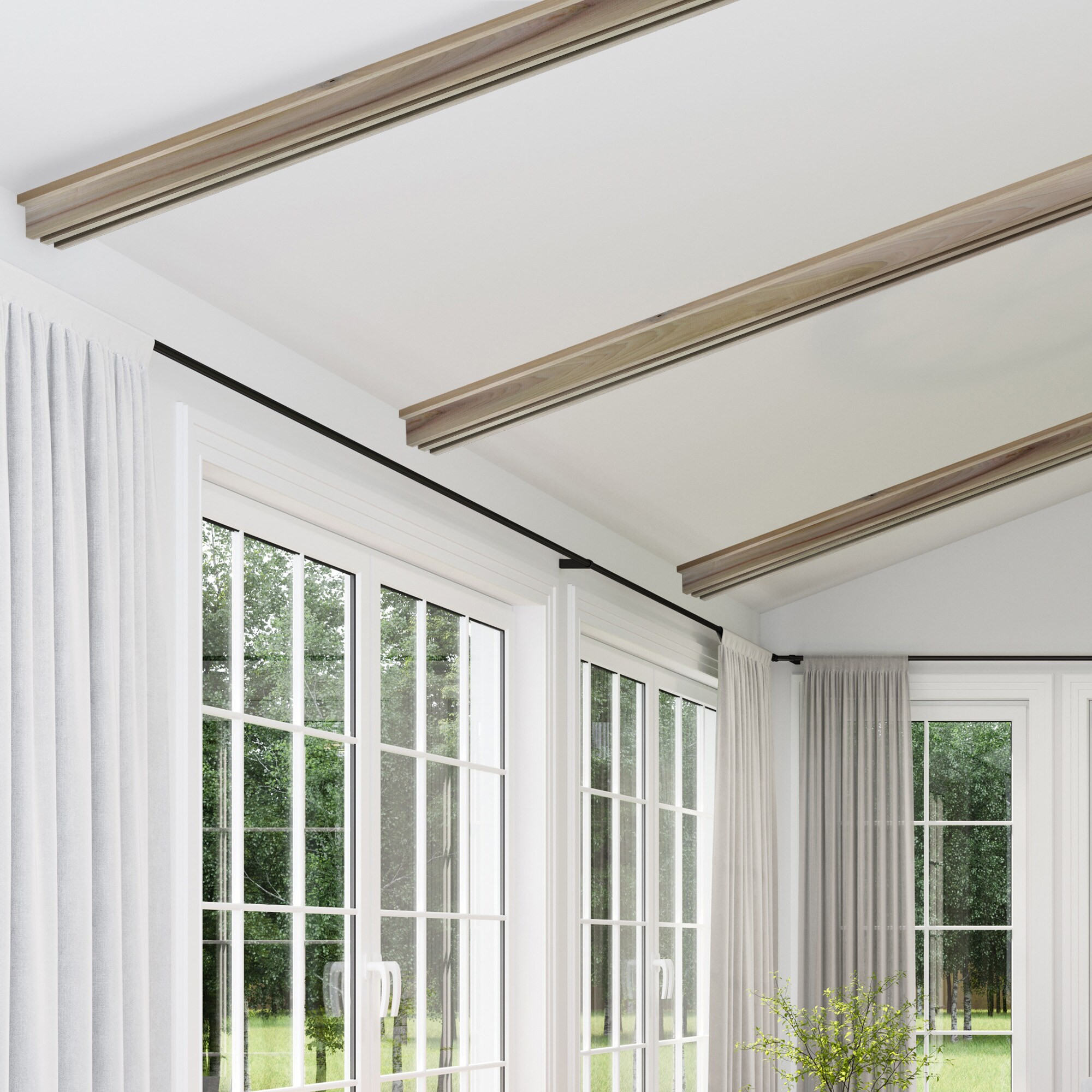 Ornamental Mouldings BEAMRUS03-92POP5X3 Faux-Beams - View #2