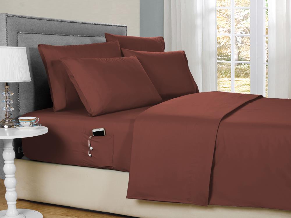 Duck River Textile MEDE1=6 /12643 Melanie Full 200-Thread Count Polyester Ether Blue Bed Sheet