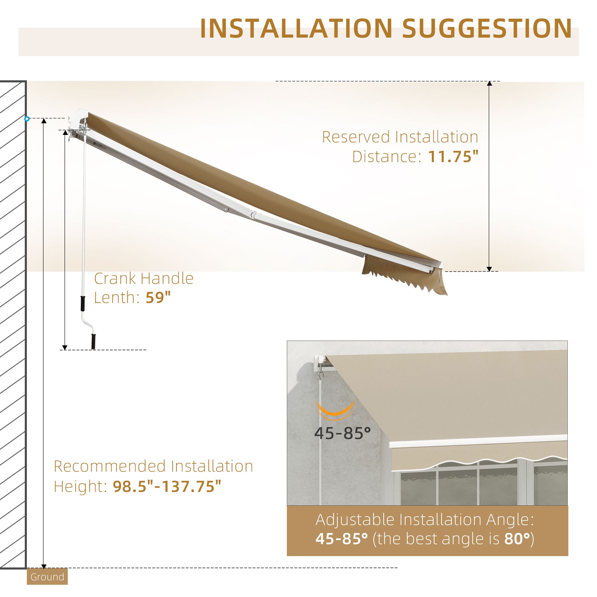 WELLFOR GASAW011 awnings - View #2