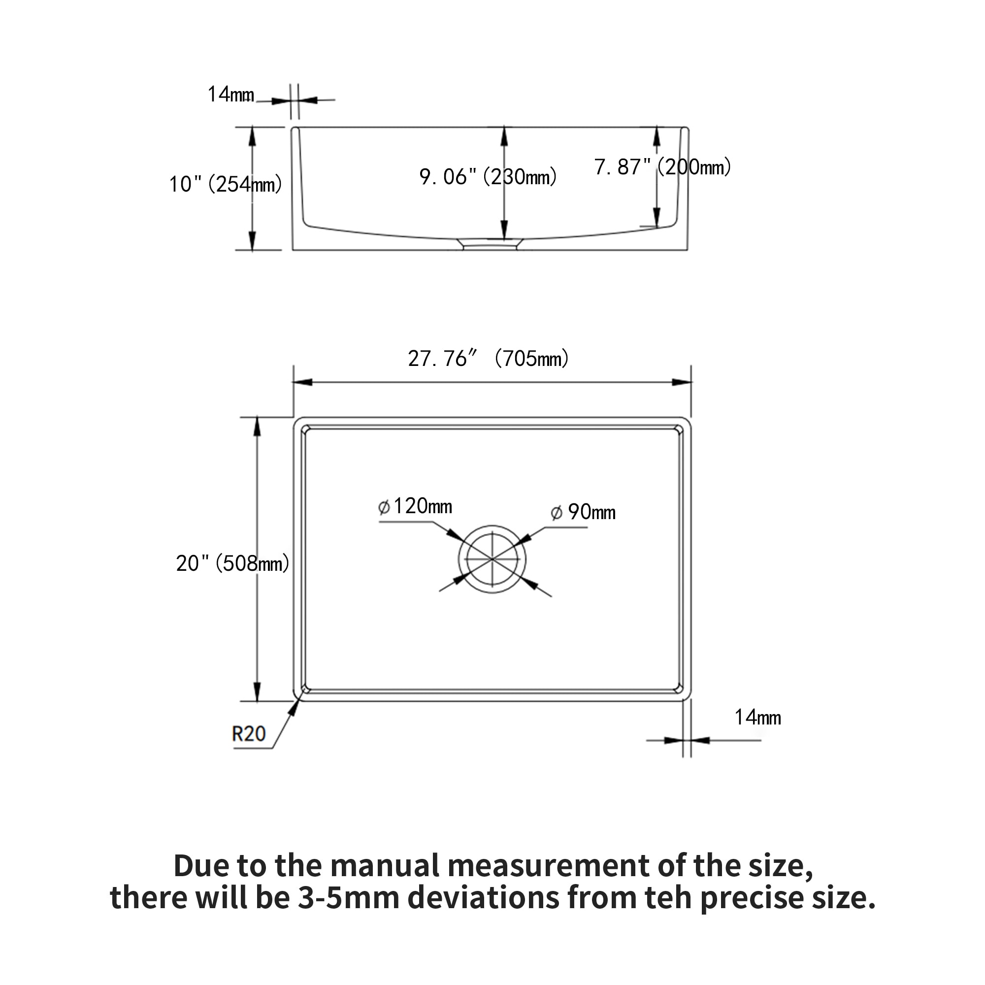Forclover SLW-SF2801W Kitchen-Sinks - View #4