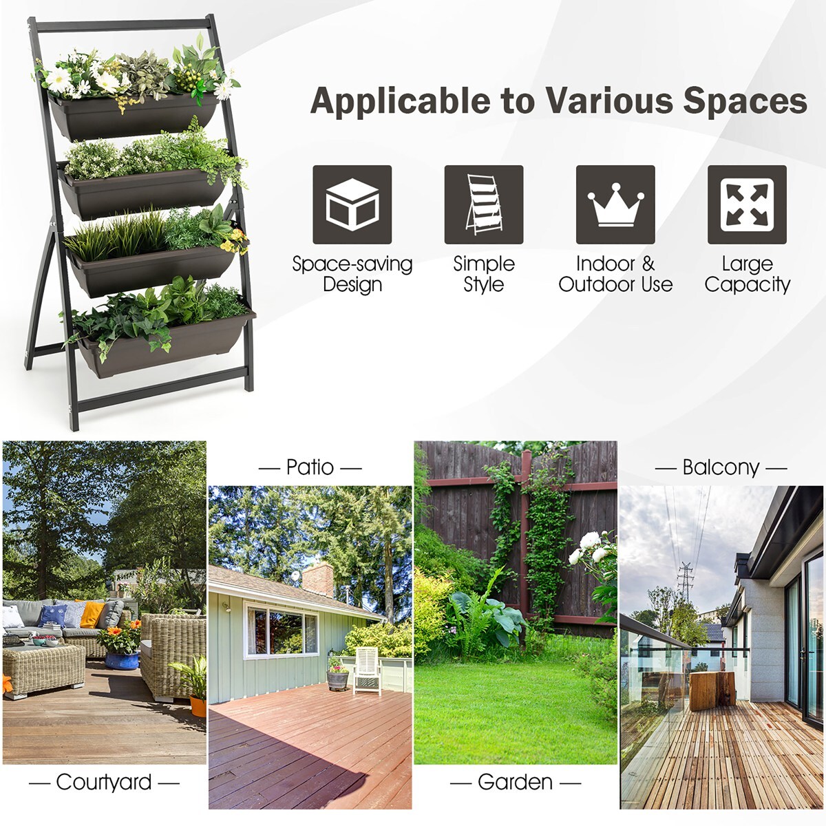 Costway CSHY000722 Raised-Garden-Beds - View #7