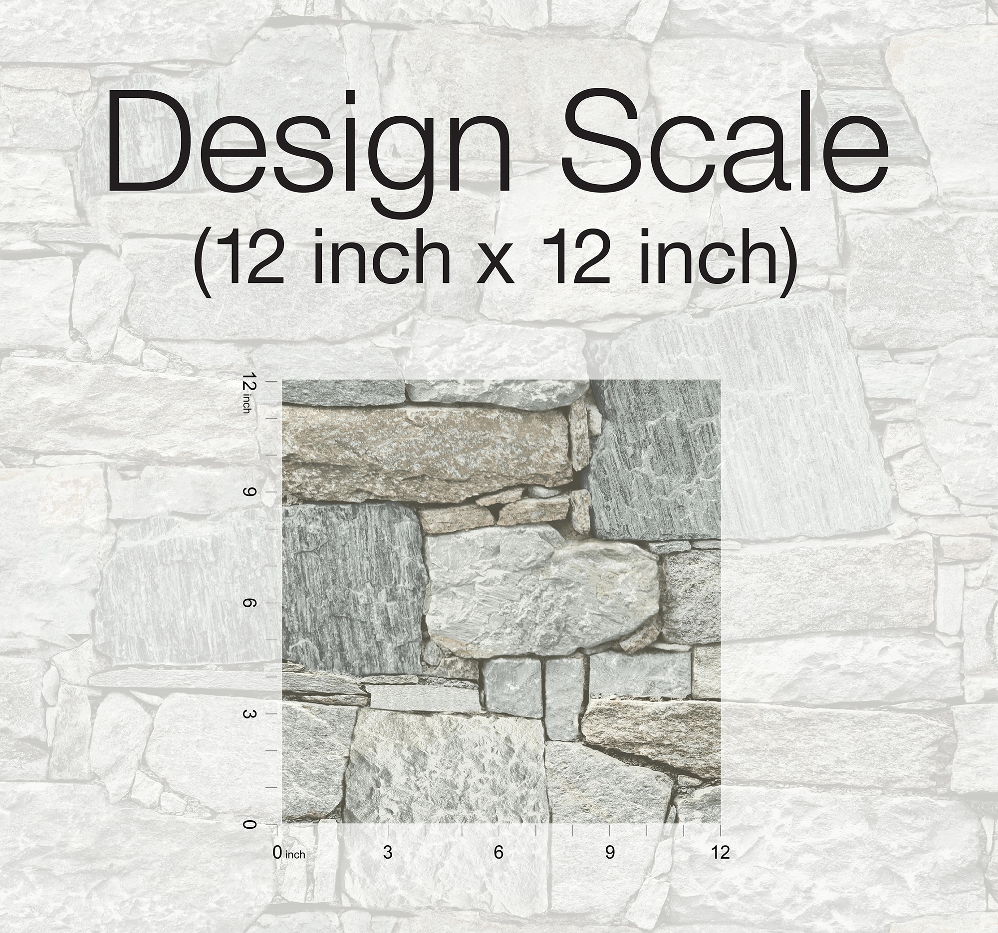 York Wallcoverings PSW1307RL York Premium Peel and Stick Stonecraft 45-Sq. Feet Neutral Non-woven Stone Self-adhesive Peel and Stick Wallpaper