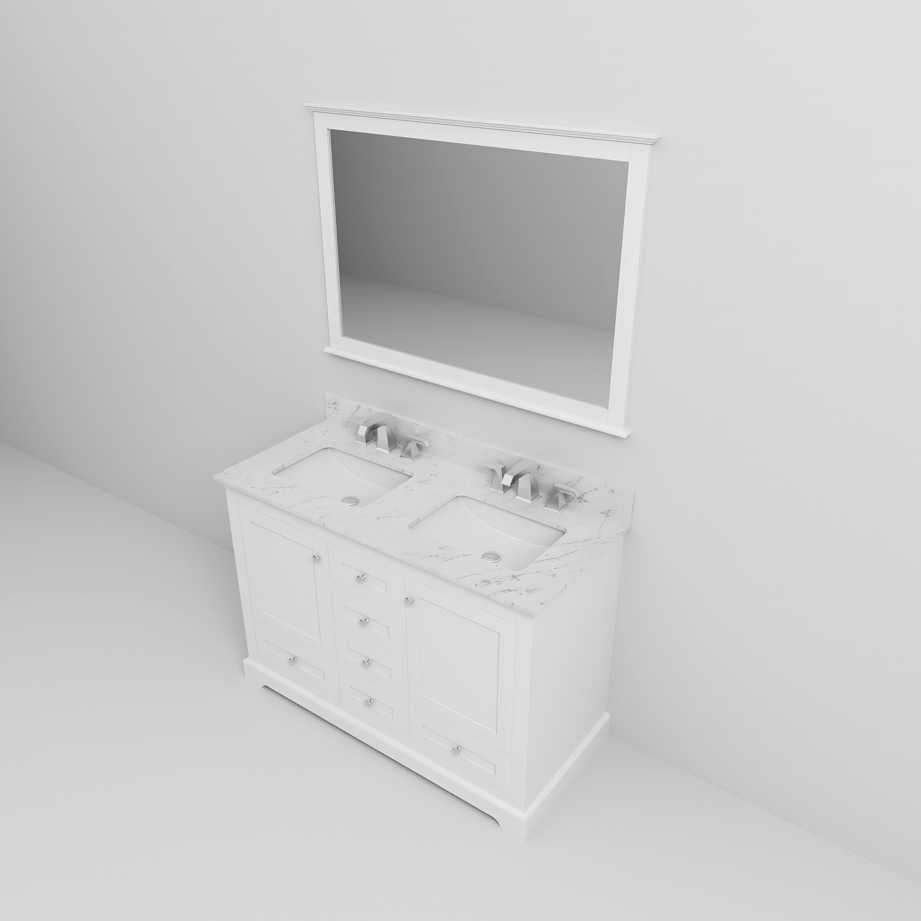 Lexora LD342248DADSM46F Bath-Vanity-Combo - View #10