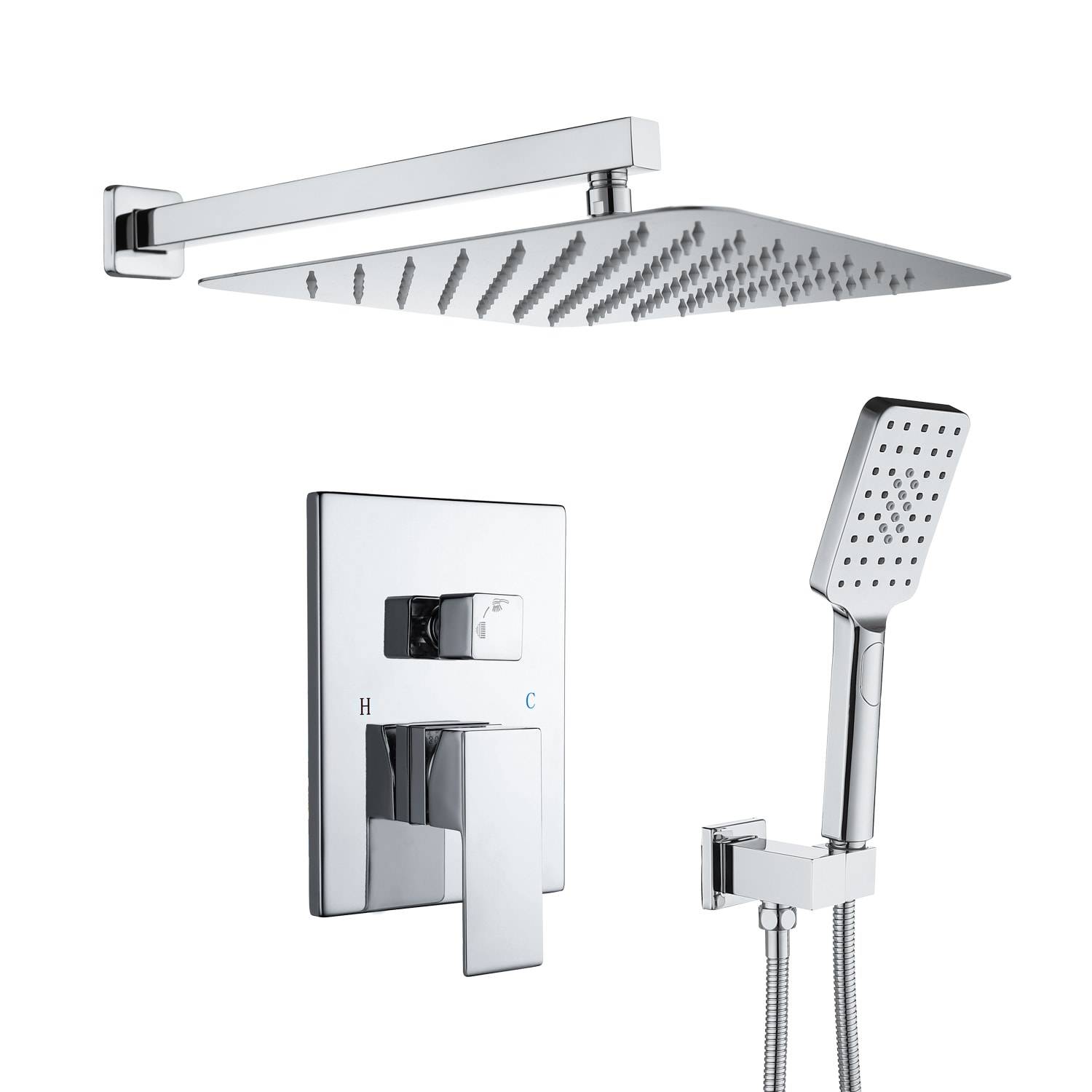 Maincraft HHK102CH Showerhead-Bar-Panels - View #3