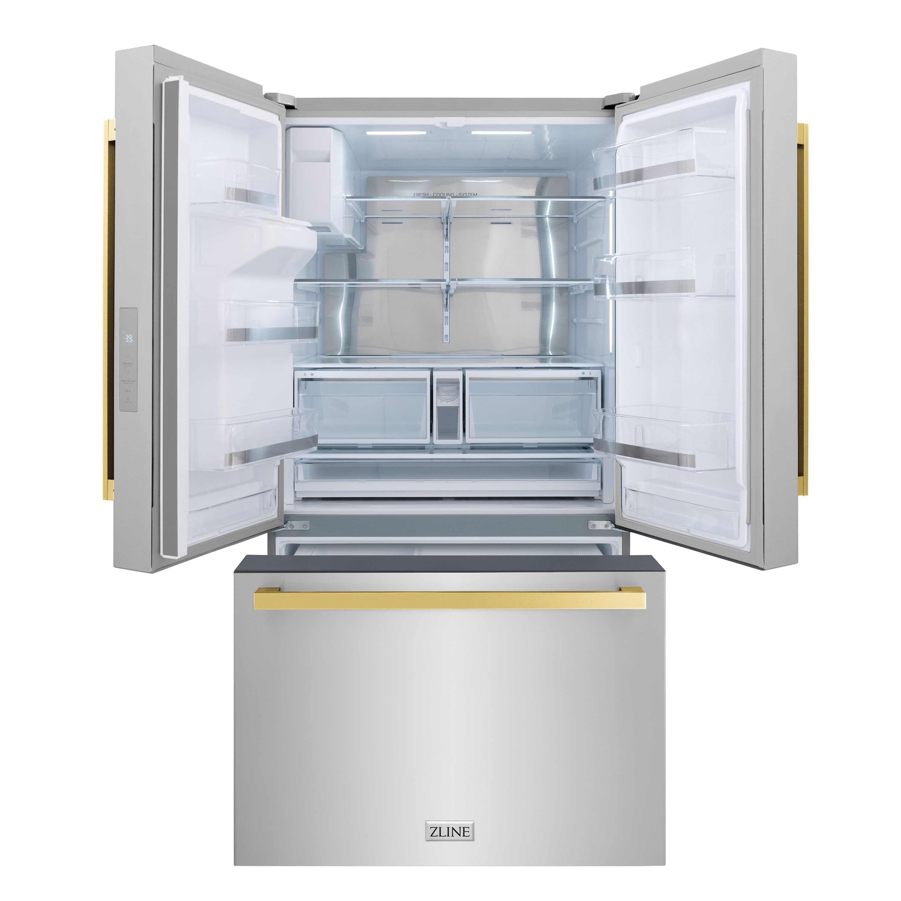 ZLINE KITCHEN & BATH RSMZ-W-36-FG French-Door-Refrigerators - View #4