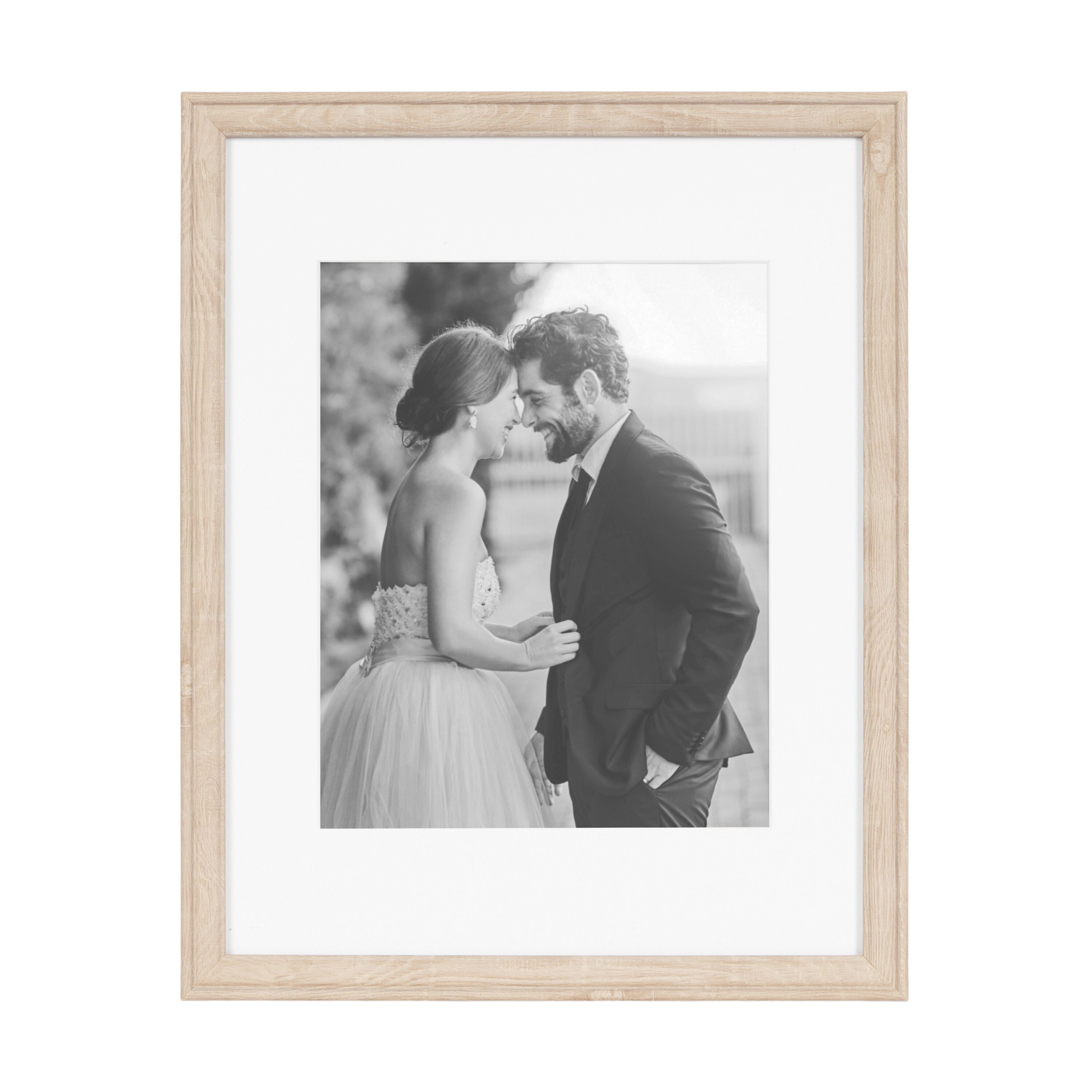 Natural Wood Grain 8x10 Polystyrene Wall Frame Set