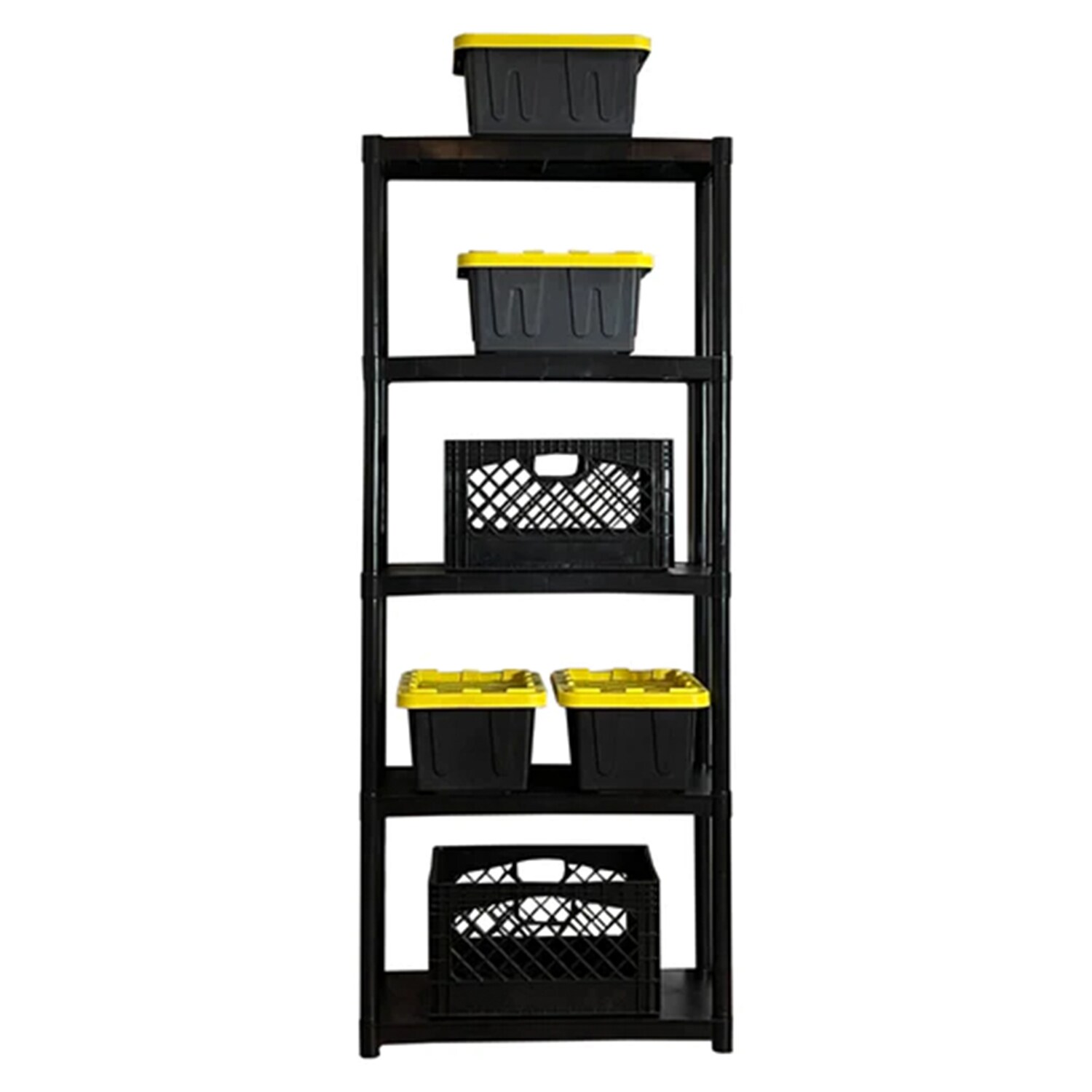 Juggernaut Storage Heavy Duty Stackable Plastic Crate Set & Reviews