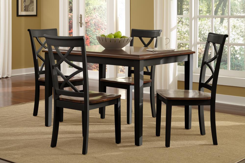 L. Powell Company Harrison Cherry and Black Traditional Dining Room Set ...