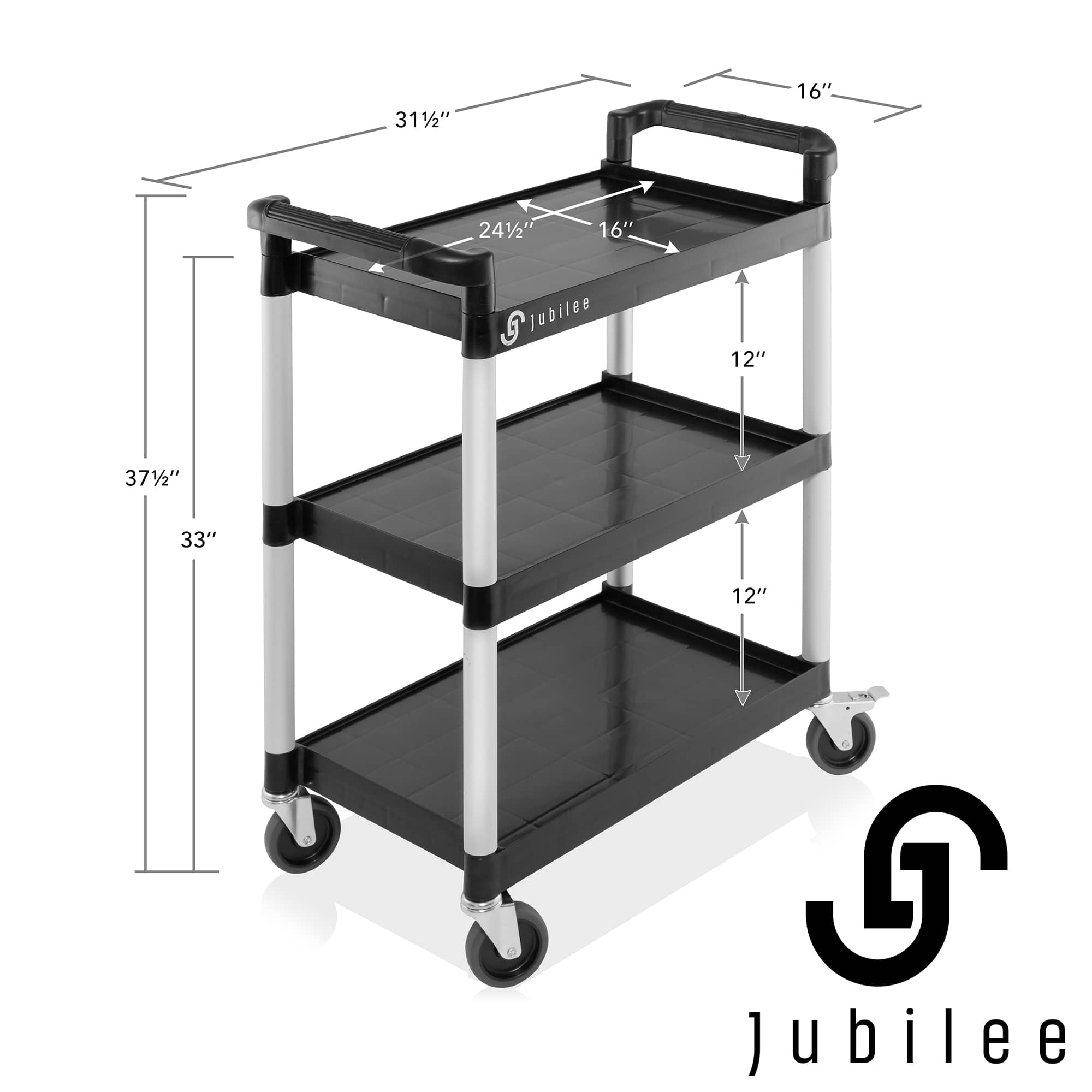 Jubilee JAN-CRT-3831-BLK Janitorial-Carts - View #6