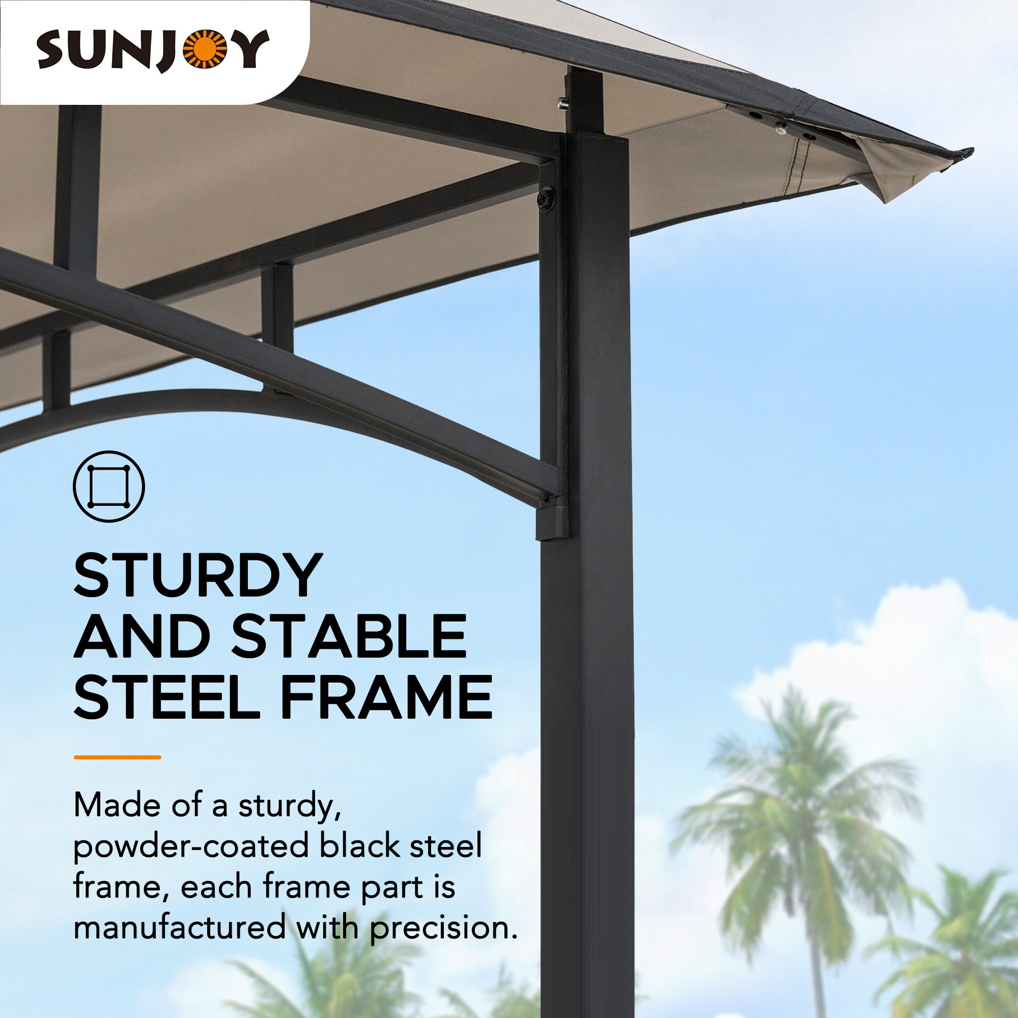 Sunjoy A103002201 Wood-Resin-Gazebos - View #3