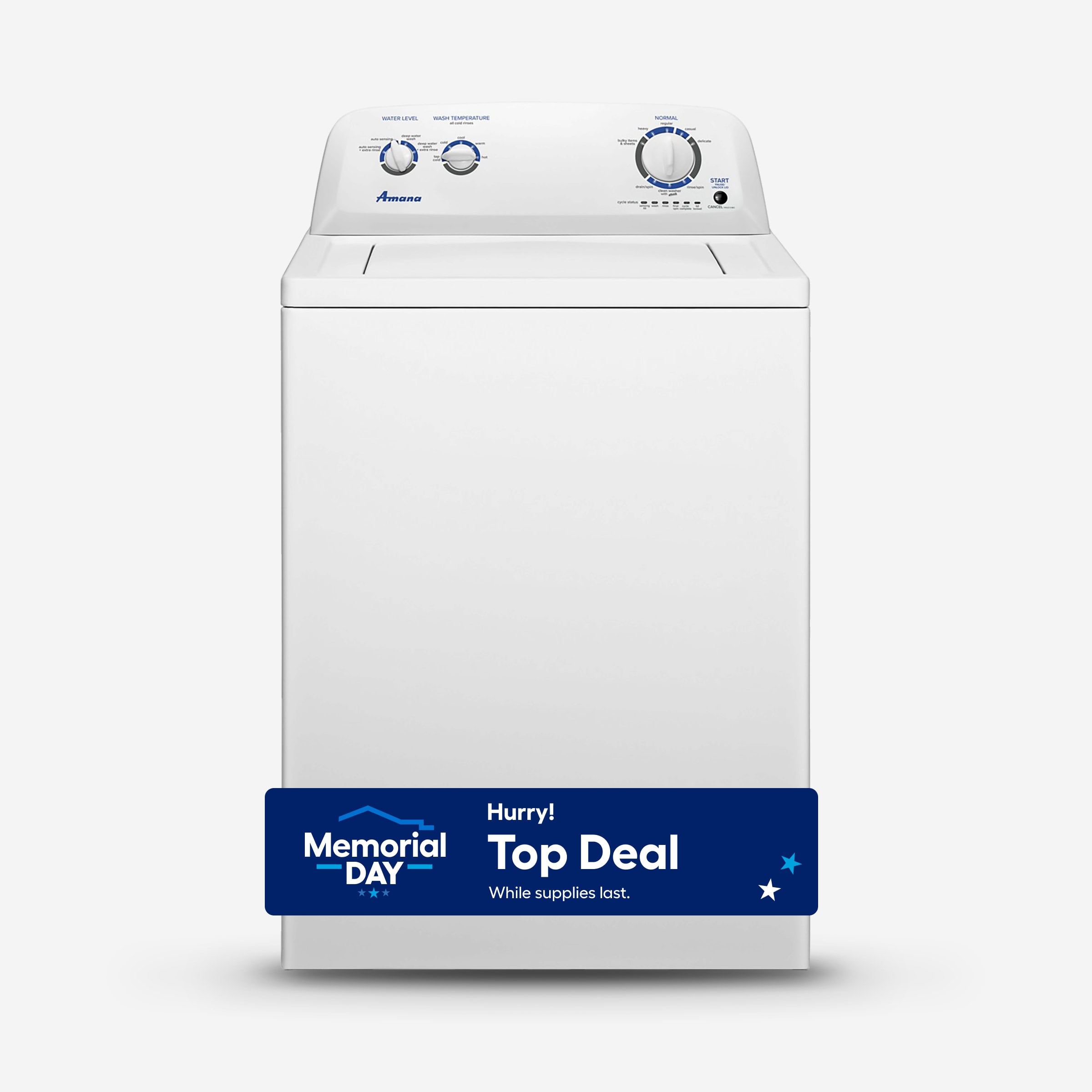 Amana NTW4516FW 3.5-cu ft Agitator Top-Load Washer ( White )