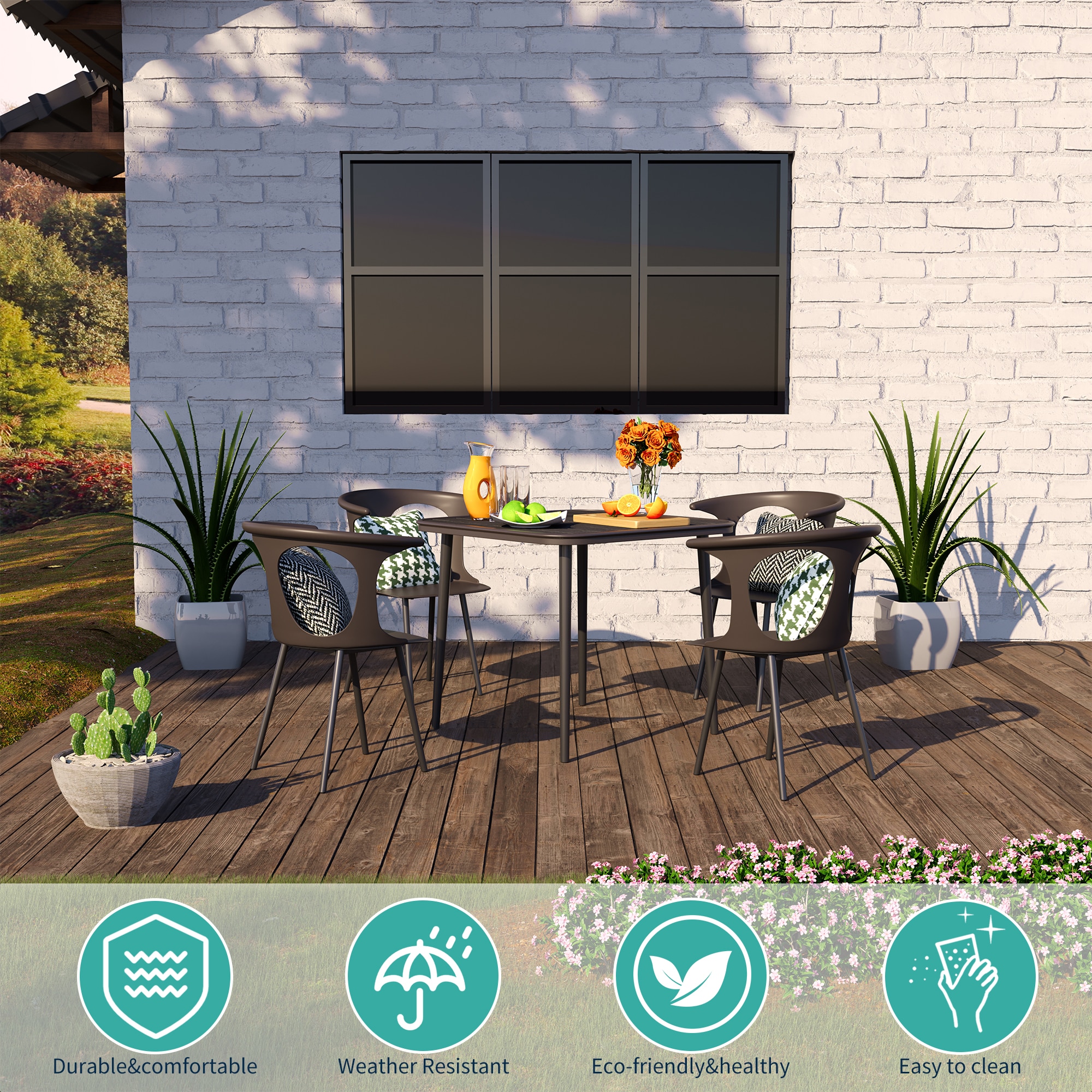 Clihome AL-01DAC-01 Patio-Dining-Sets - View #7